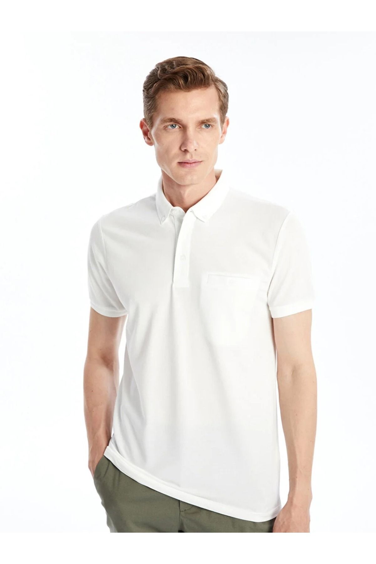LC Waikiki LCWAIKIKI Classic Polo Yaka Kısa Kollu Pike Erkek Tişört