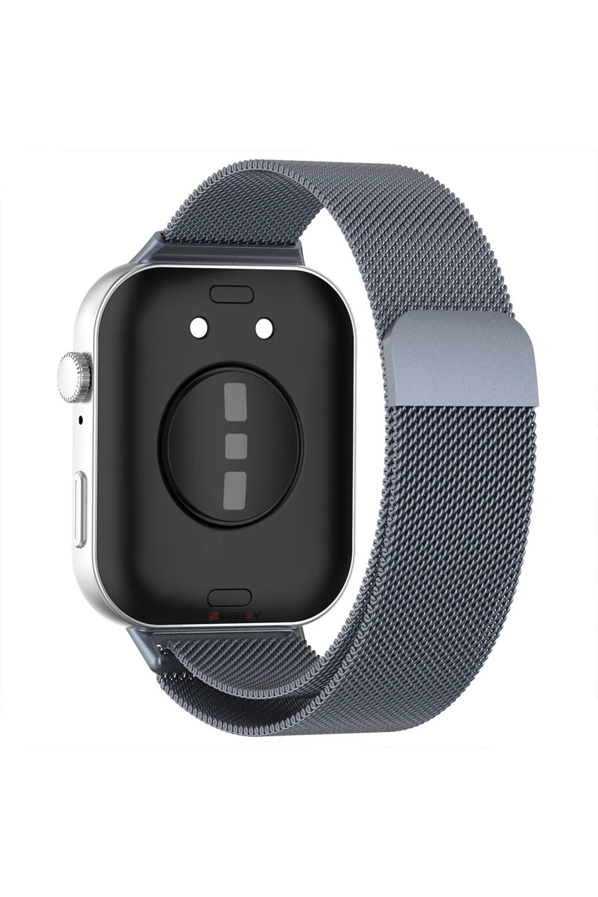 34center Huawei Watch Fit 4 Pro Uyumlu Hasır Örgü Metal Kordon