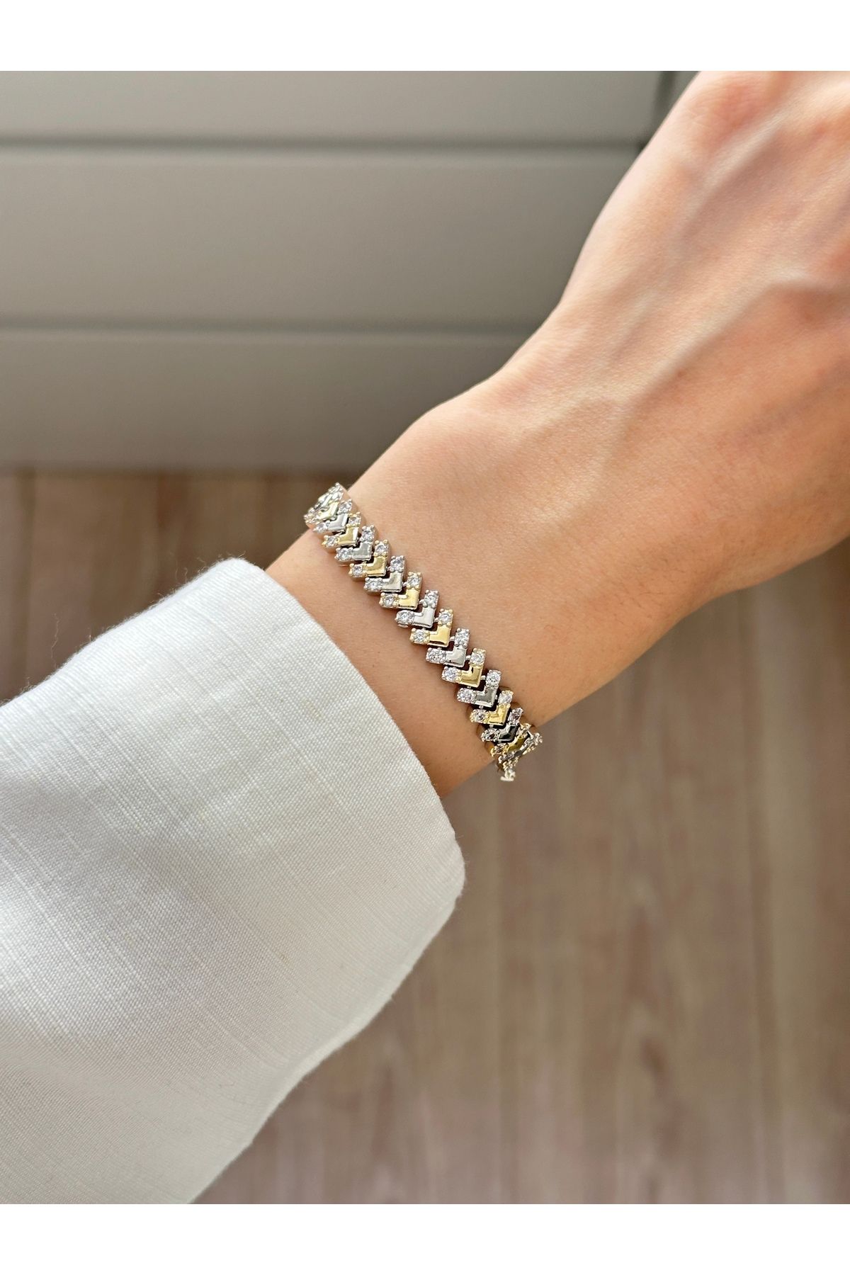 YOUES JEWELRY XUPİNG 14K ALTIN RENK BİLEKLİK RENK ATMAZ KUYUMCU MODEL KADIN BİLEKLİK