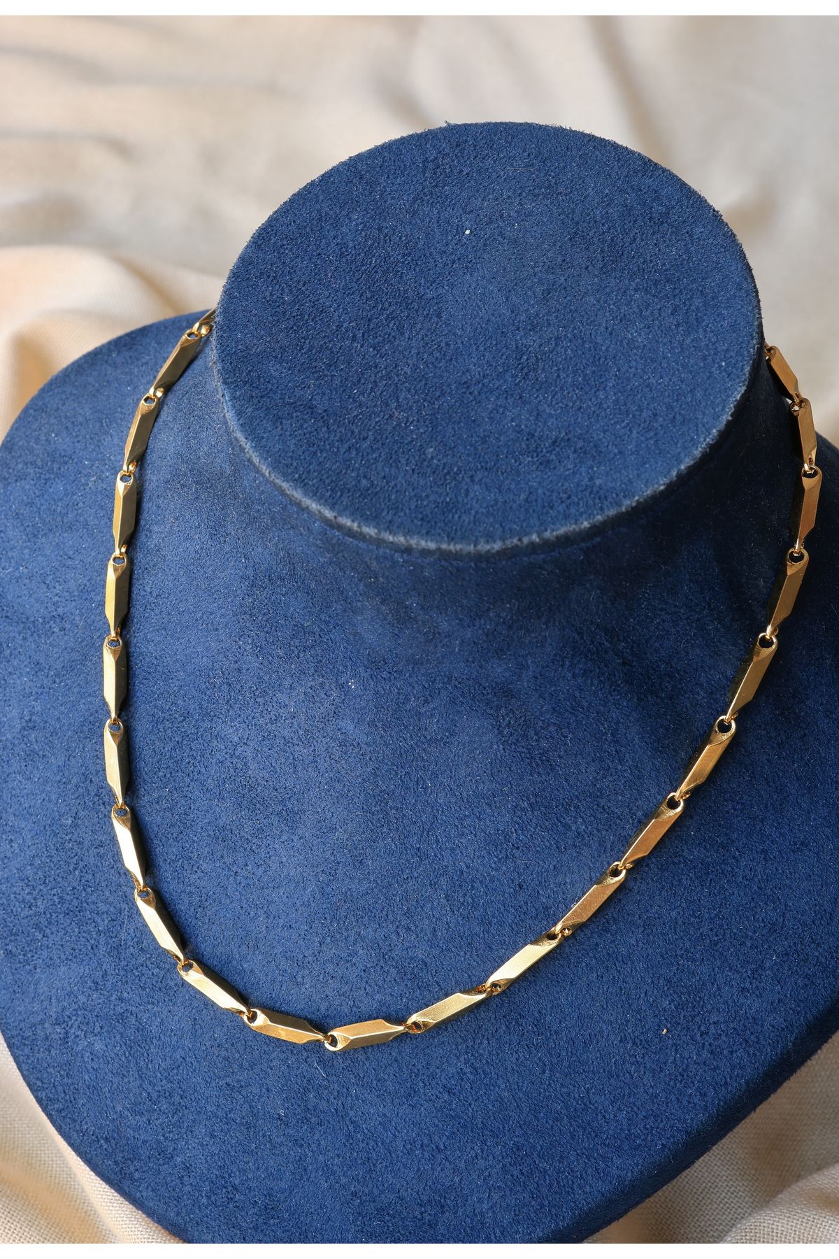 FİRST JEWELRY Çelik Gold Kolye