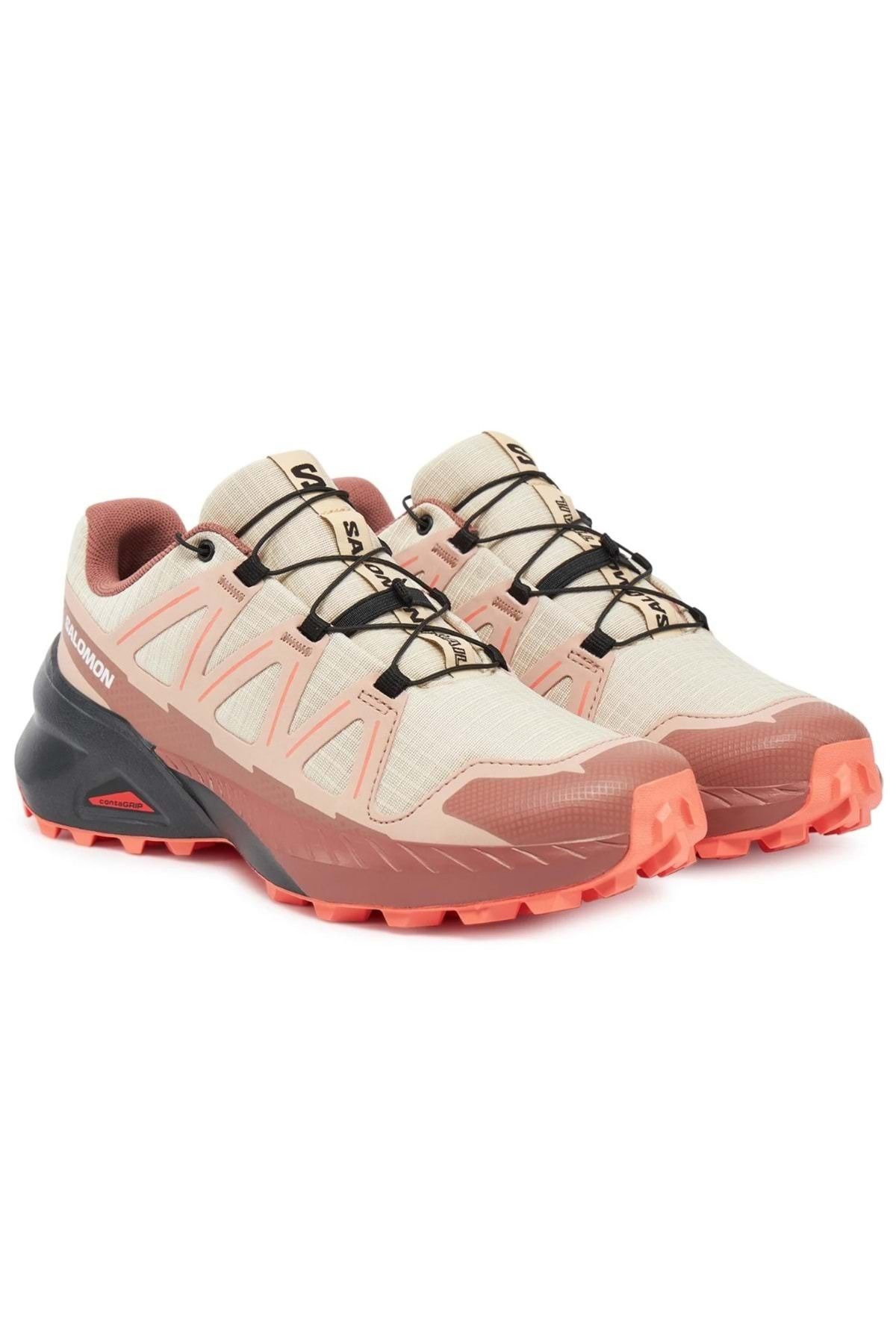 Salomon Speedcross Peak W Unisex Spor Ayakkabı Pudra