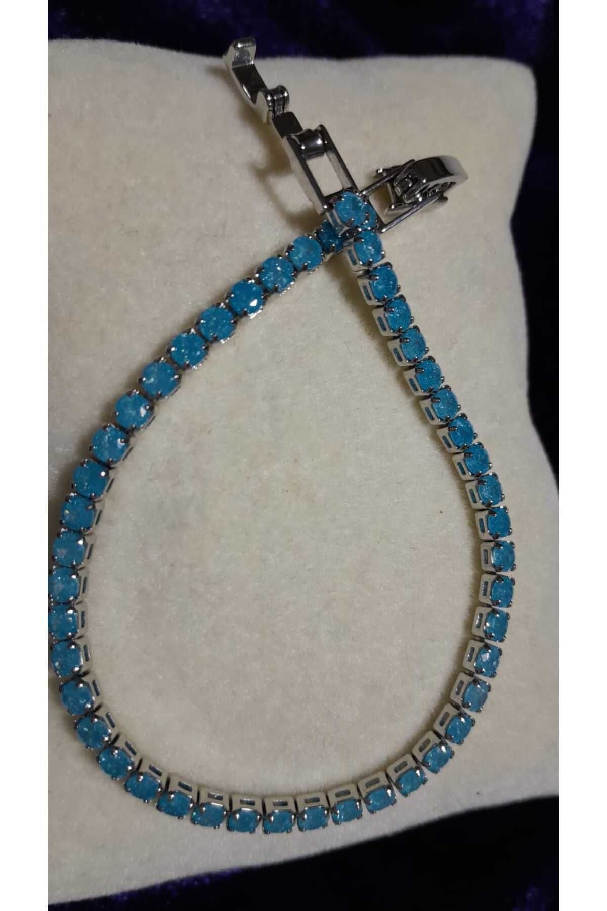 FDCOLLECTİON Çelik Baget Zirkon Taşlı İnce su yolu bileklik