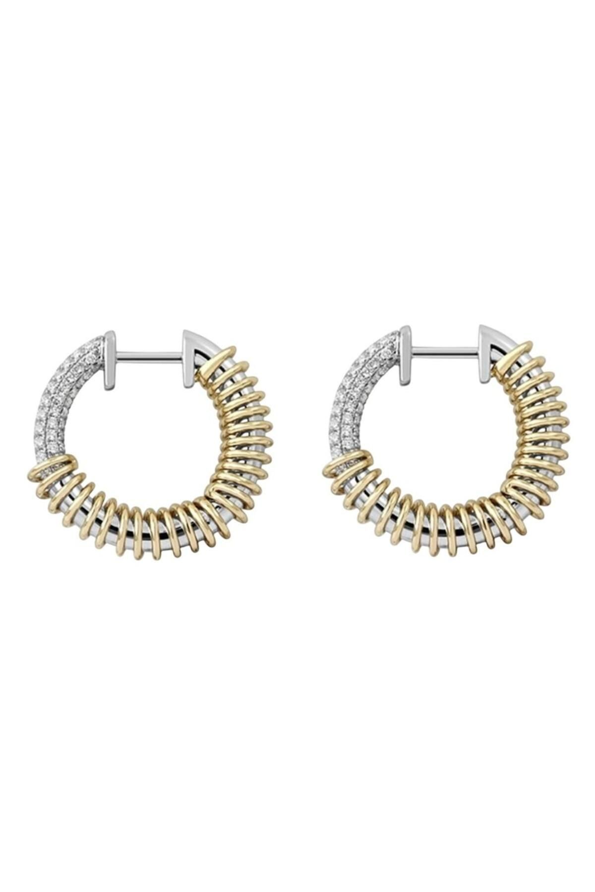 neslyaccessories Rain Spiral Halka Küpe