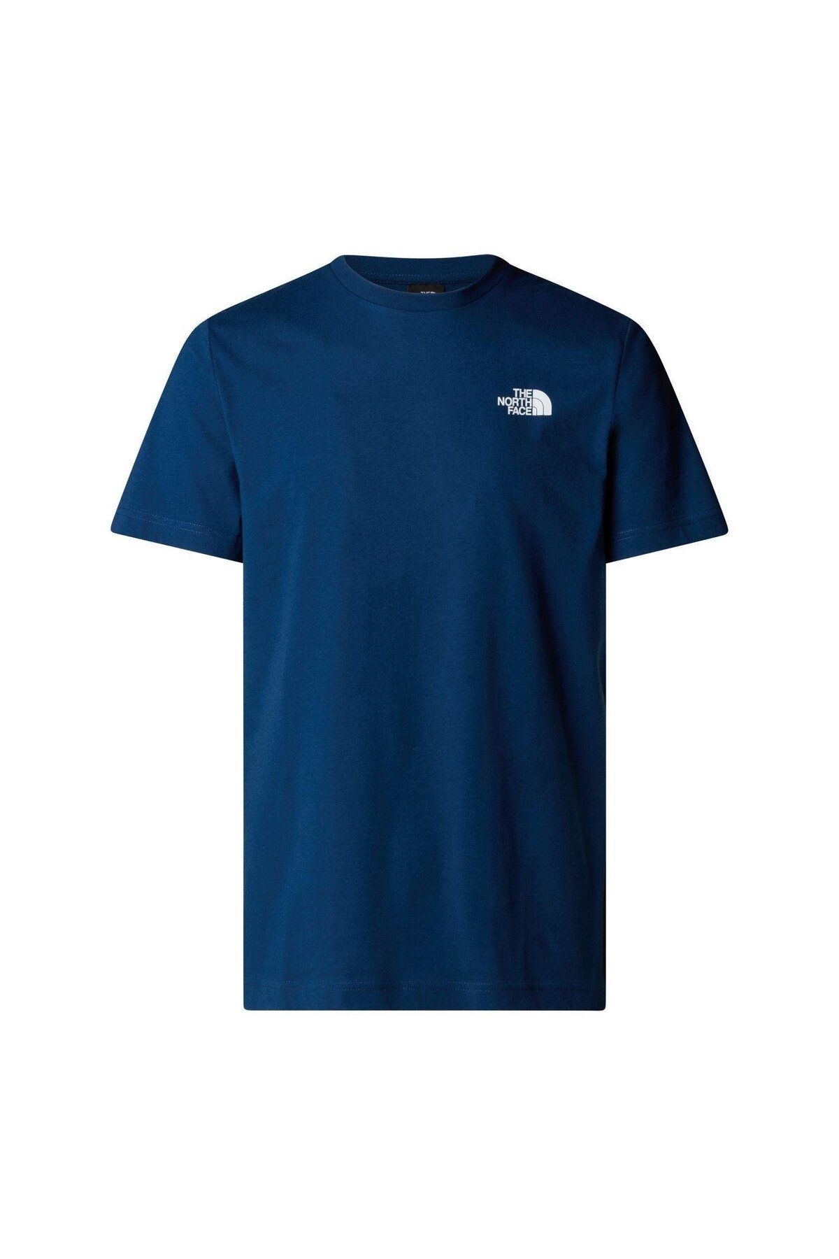 THE NORTH FACE M SS BOX NSE CELEBRATION TEE BLUE