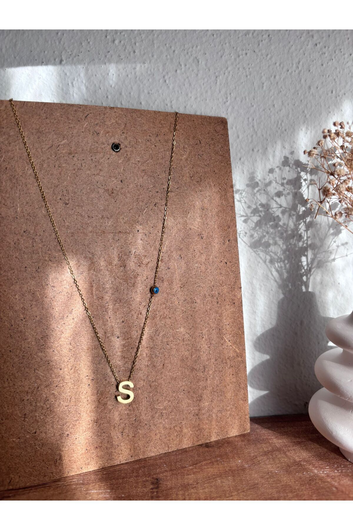 Bellamy Jewelry Harf Kolye Gold - S