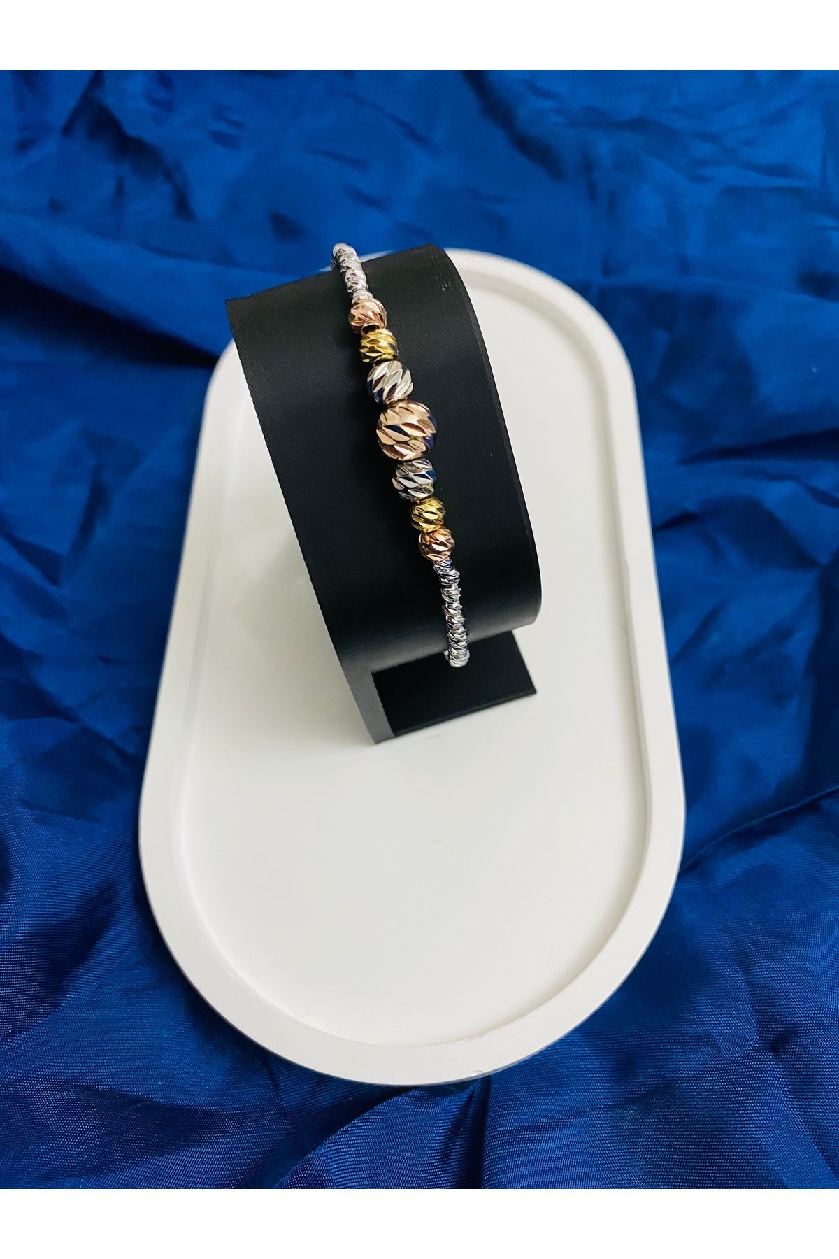 asem jewelry DORİKA TOPLU GÜMÜŞ RENK BİLEKLİK