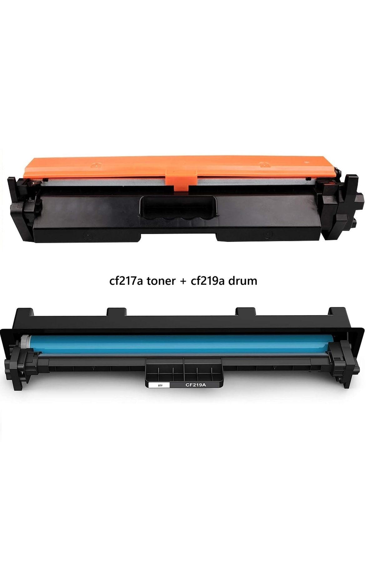HP Laserjet Pro CF217A (17A) Çipli Toner CF219A / 19A Çipli Muadil Drum Ünitesi ikili Muadil Set