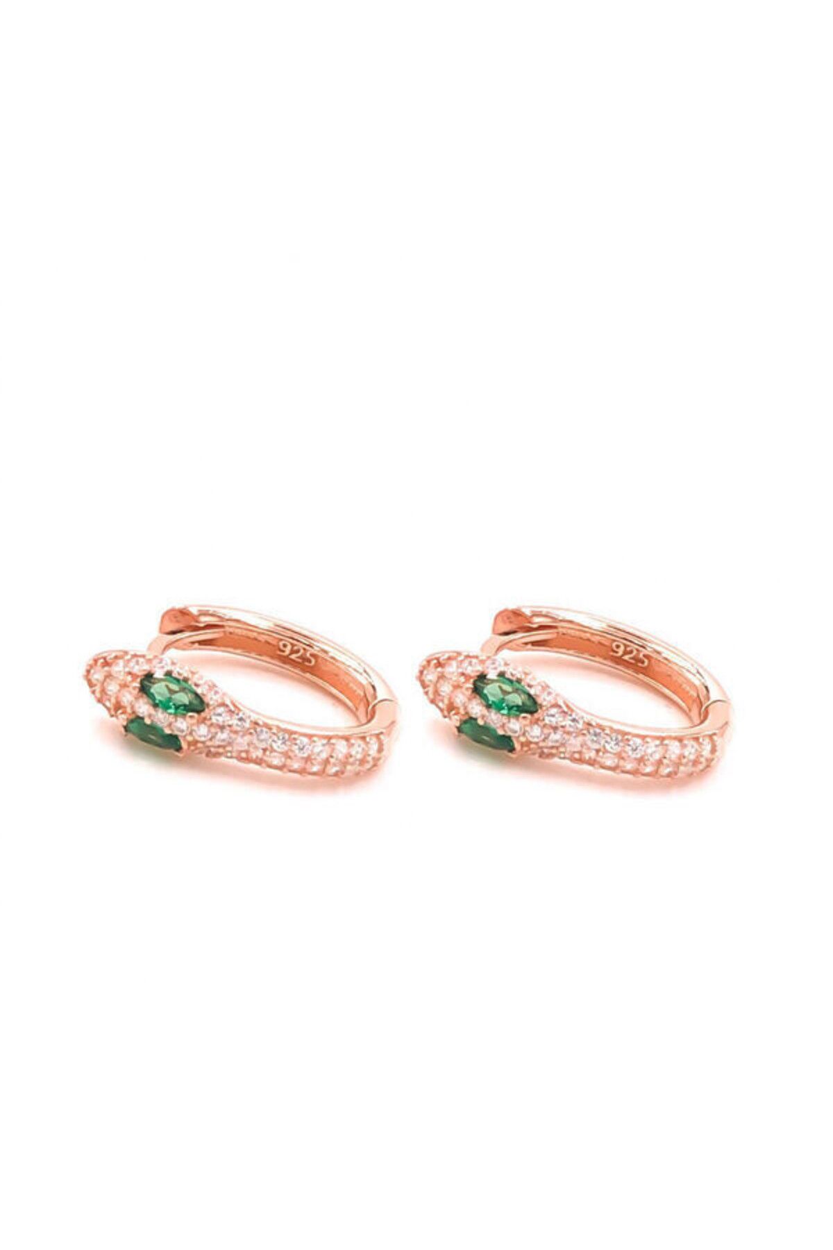 shop Sallantılı Ay Yıldız 925 Ayar Gümüş Küpe