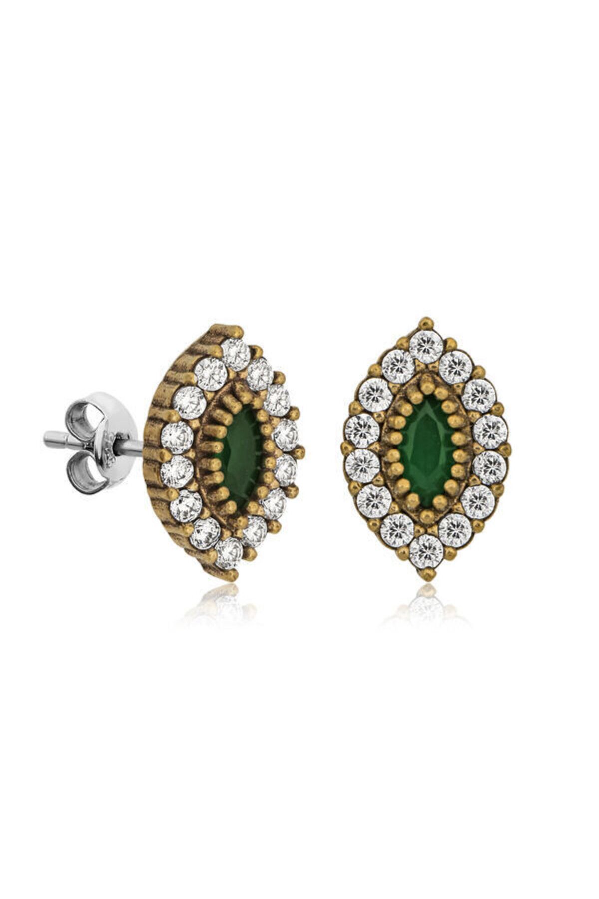 shop Otantik Mekik Çivili 925 Ayar Gümüş Küpe