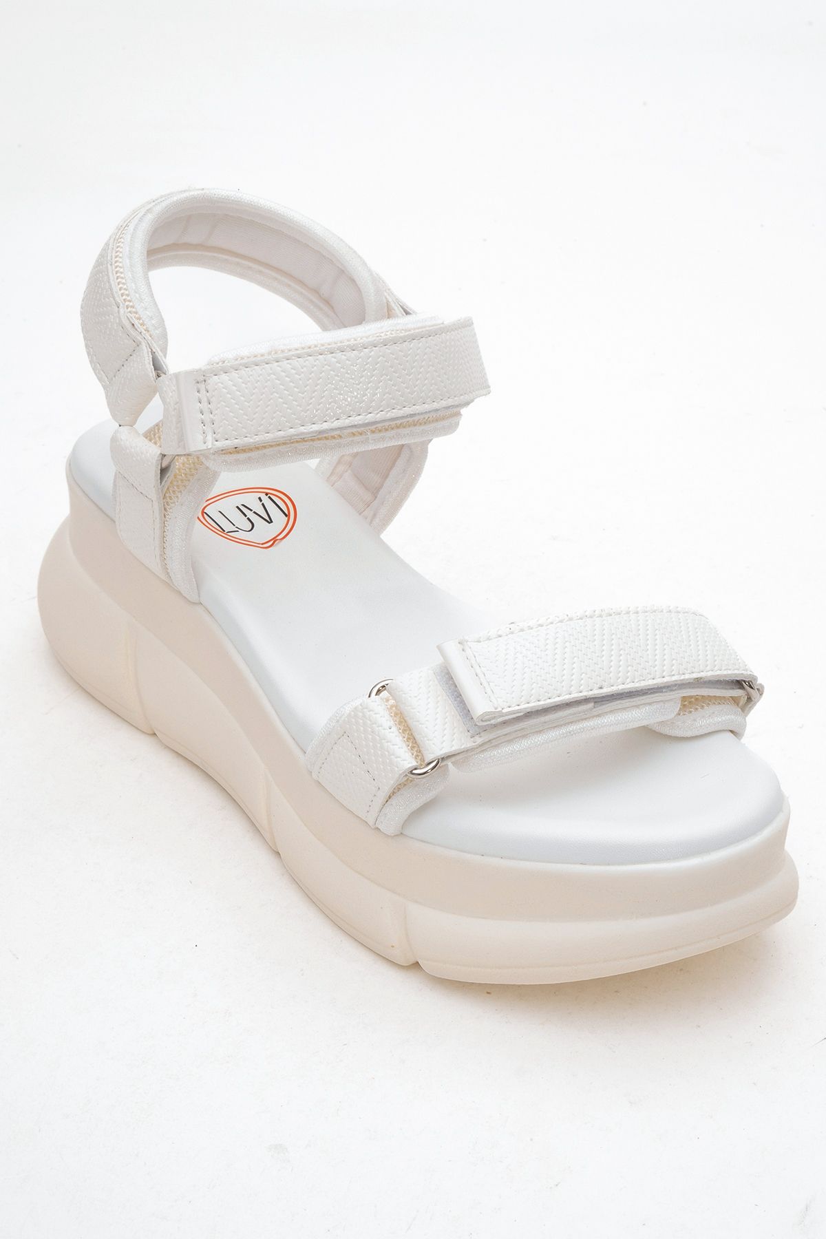 صندل سفید زنانه 4760 اورجینال luvishoes