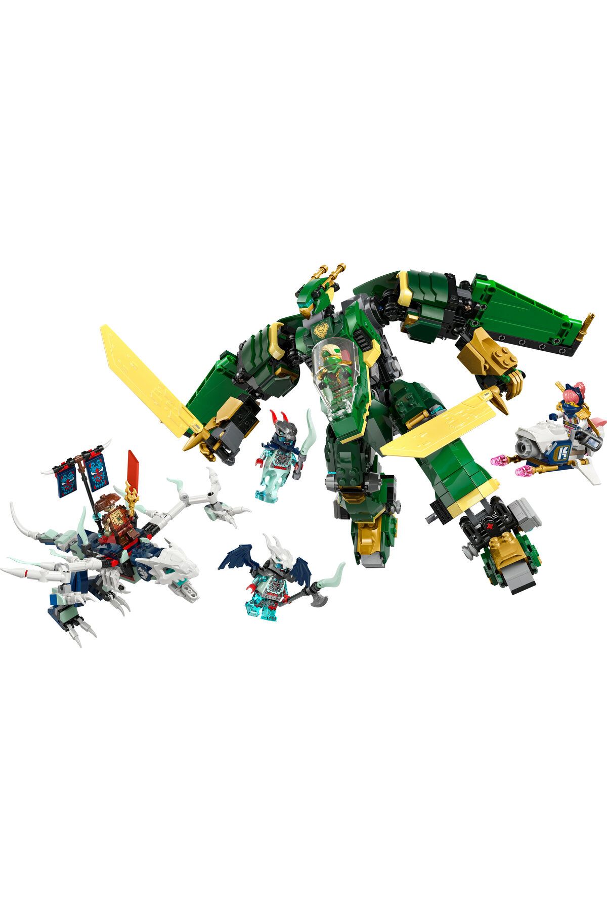 LEGO-®   Ninjago ®   Lloyd's Jet Robot 71845 - Toy Building Set with 9+ Minifigures and Dragon (1112P) 2