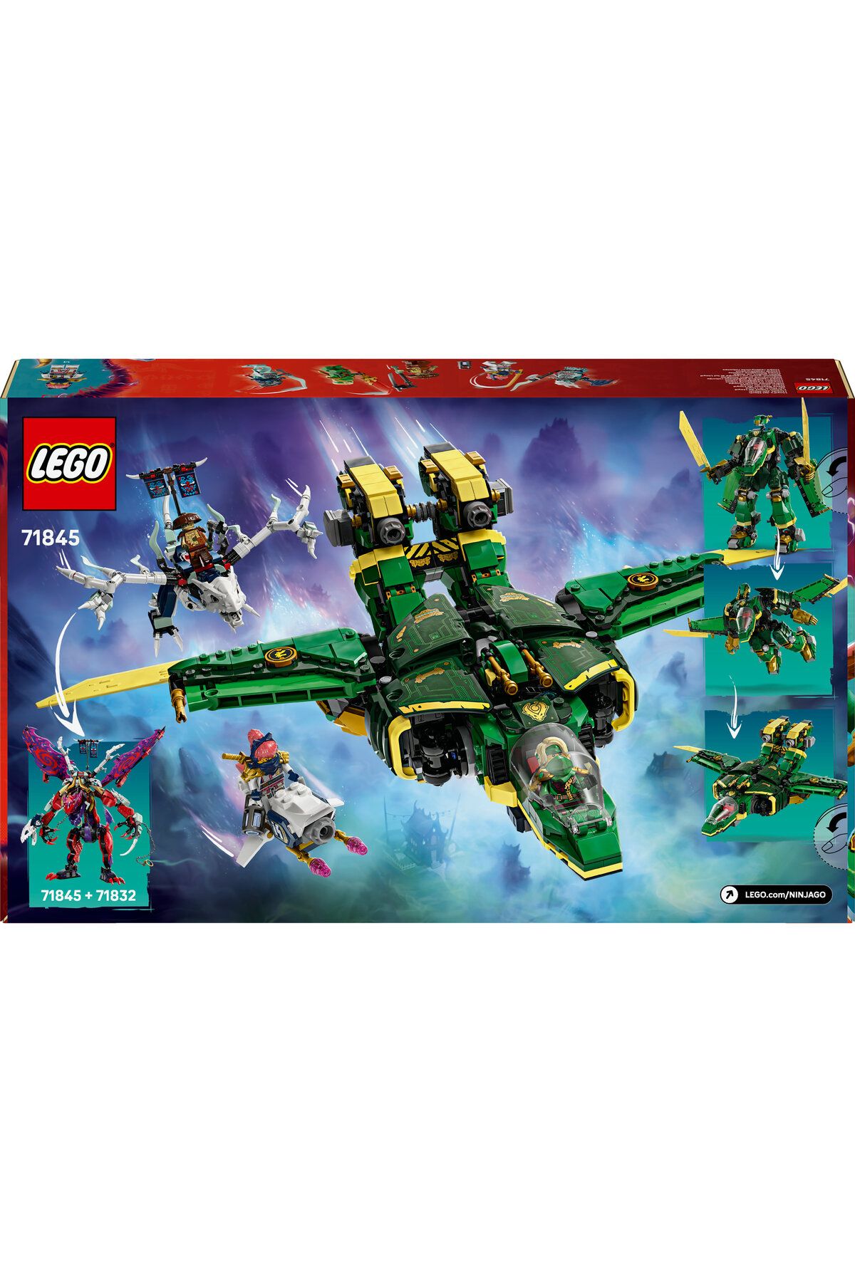 LEGO-®   Ninjago ®   Lloyd's Jet Robot 71845 - Toy Building Set with 9+ Minifigures and Dragon (1112P) 4