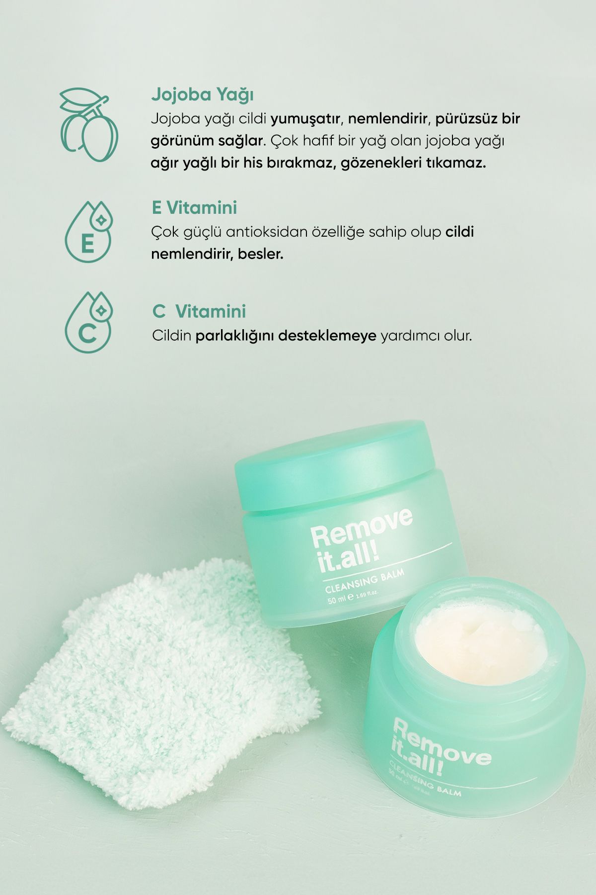 Görkito-Cleaning and Makeup Restraint - Remove It.all!Cleansing Balm 50 ml 3