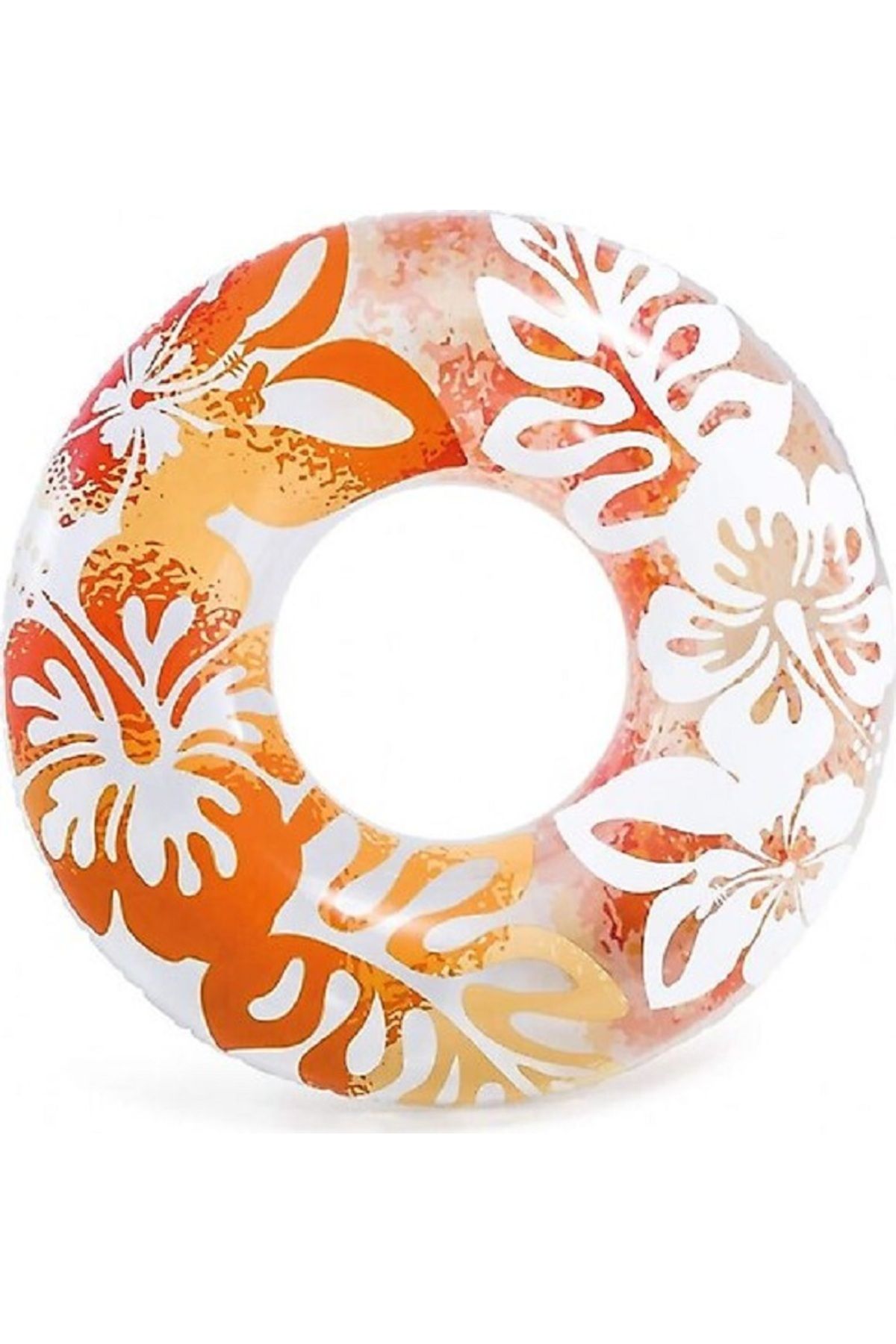 Intex 59251NP çiçek desenli çocuk deniz/havuz simit 91 cm