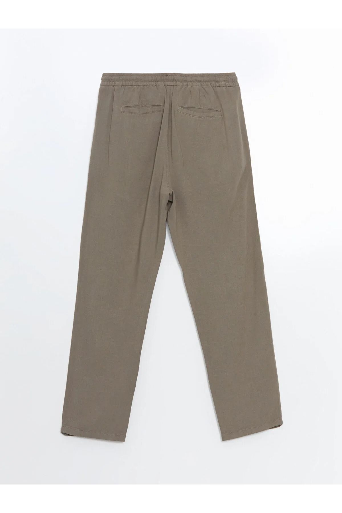 LC Waikiki-Standard Pattern Linen Blended Men's Trousers 3