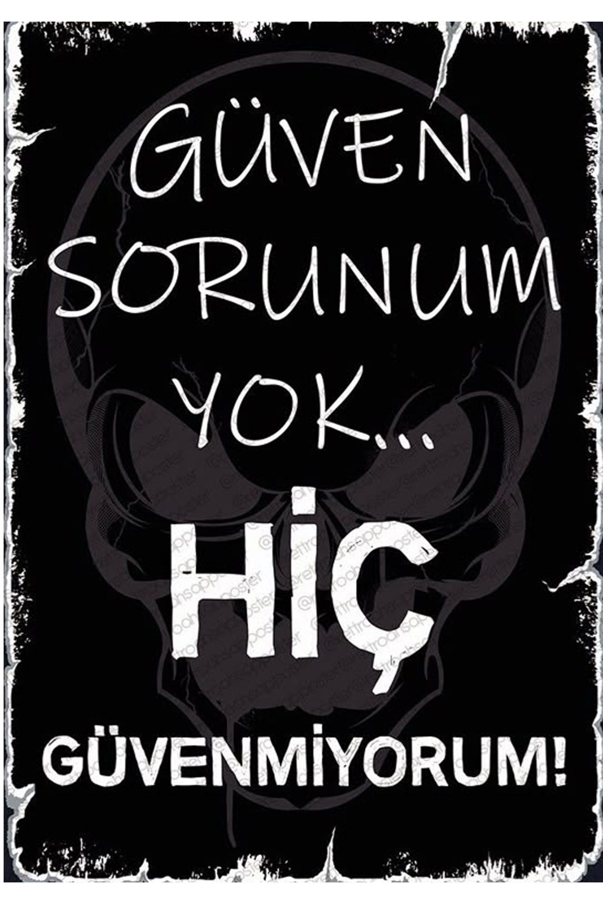 Altunpars Ahşap Üzeri Canlı Anlamlı Sözler Baskısı Güven!