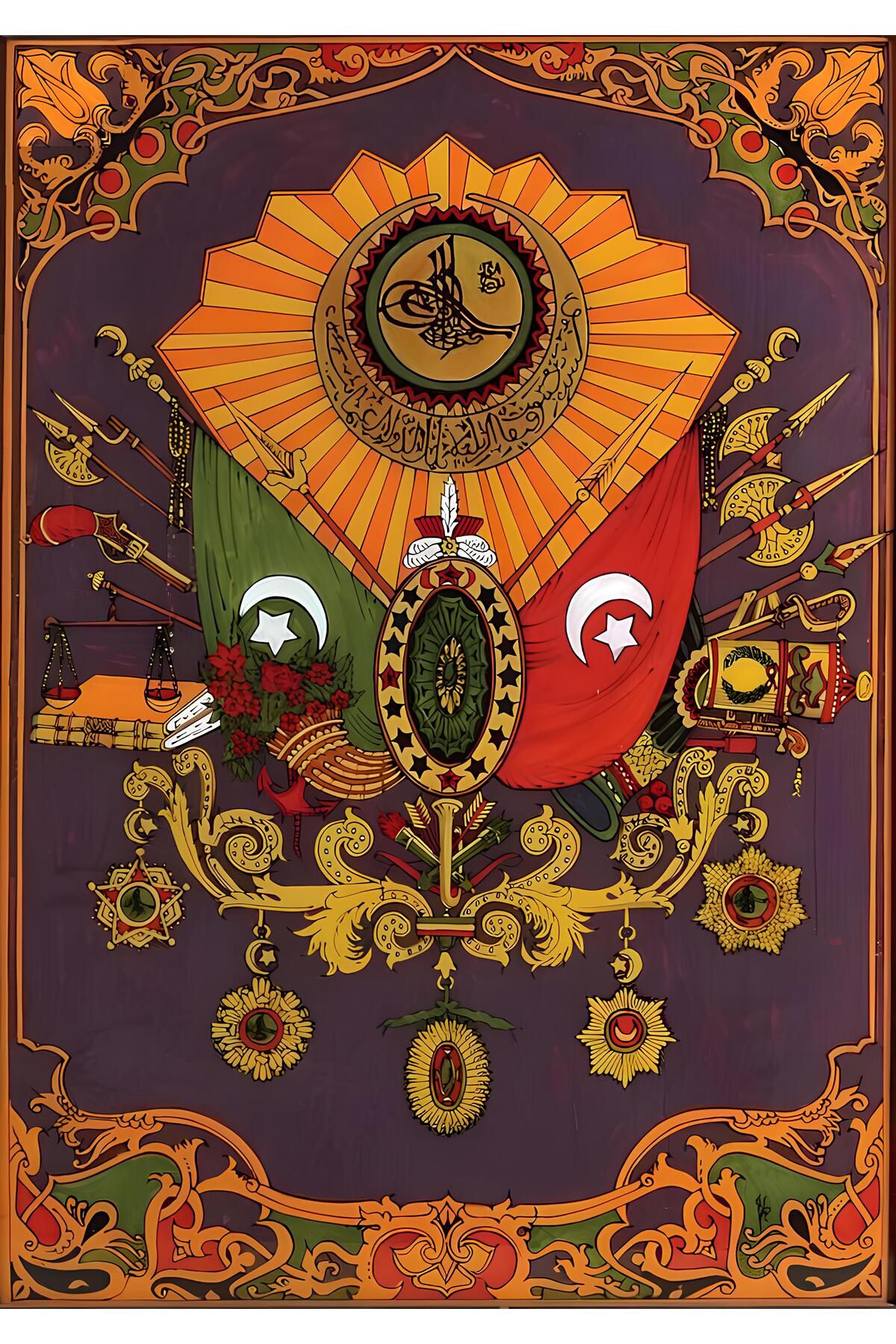 Boyut tablo osmanlı arması