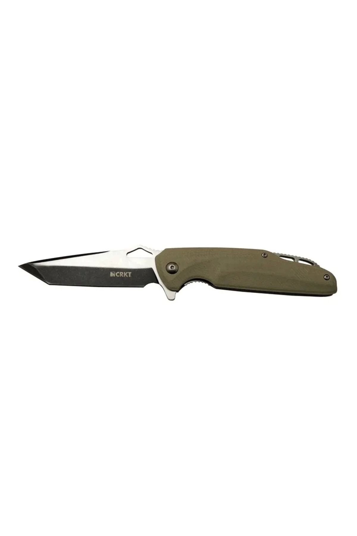 PRATİKOBA Crkt Predator 706 C Bej Kamp / Outdoor Çakı 21cm - Yarı Otomatik, Kemerlikli, Kutulu