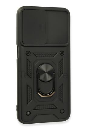 TechTrove Oppo A74 4G Kılıf Sürgülü Kamera Korumalı Yüzüklü Stand Olabilen Ma...