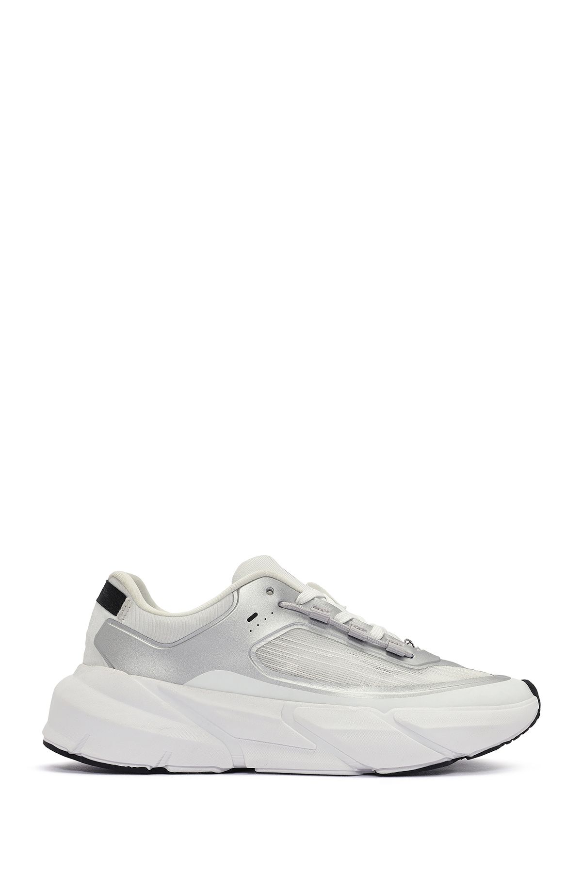 Derimod ACBC x DERİMOD Kadın Beyaz Bağcıklı Kalın Tabanlı Sneaker 25SFD43516F