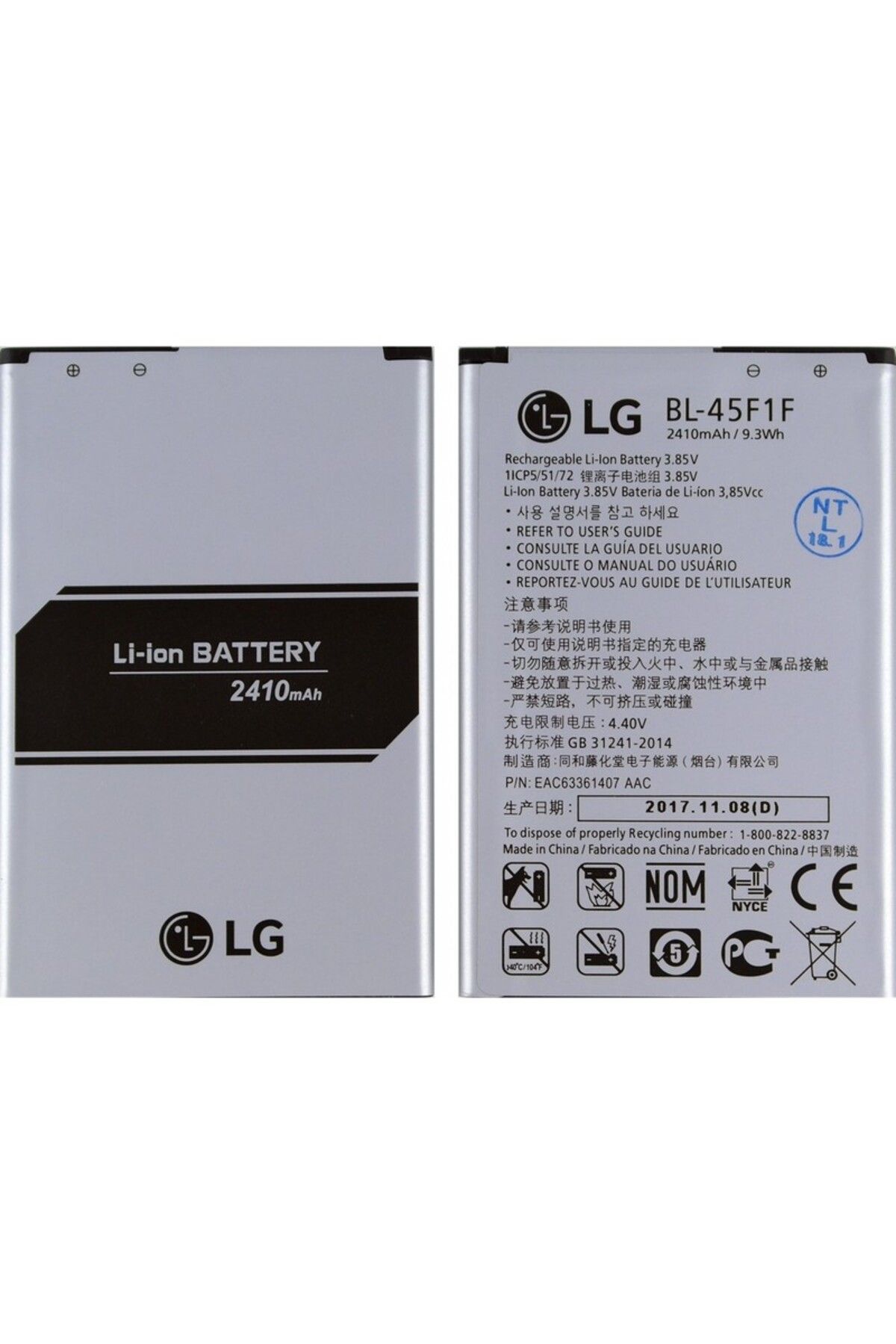 LG BL-45F1F Orijinal Batarya - 2500mAh