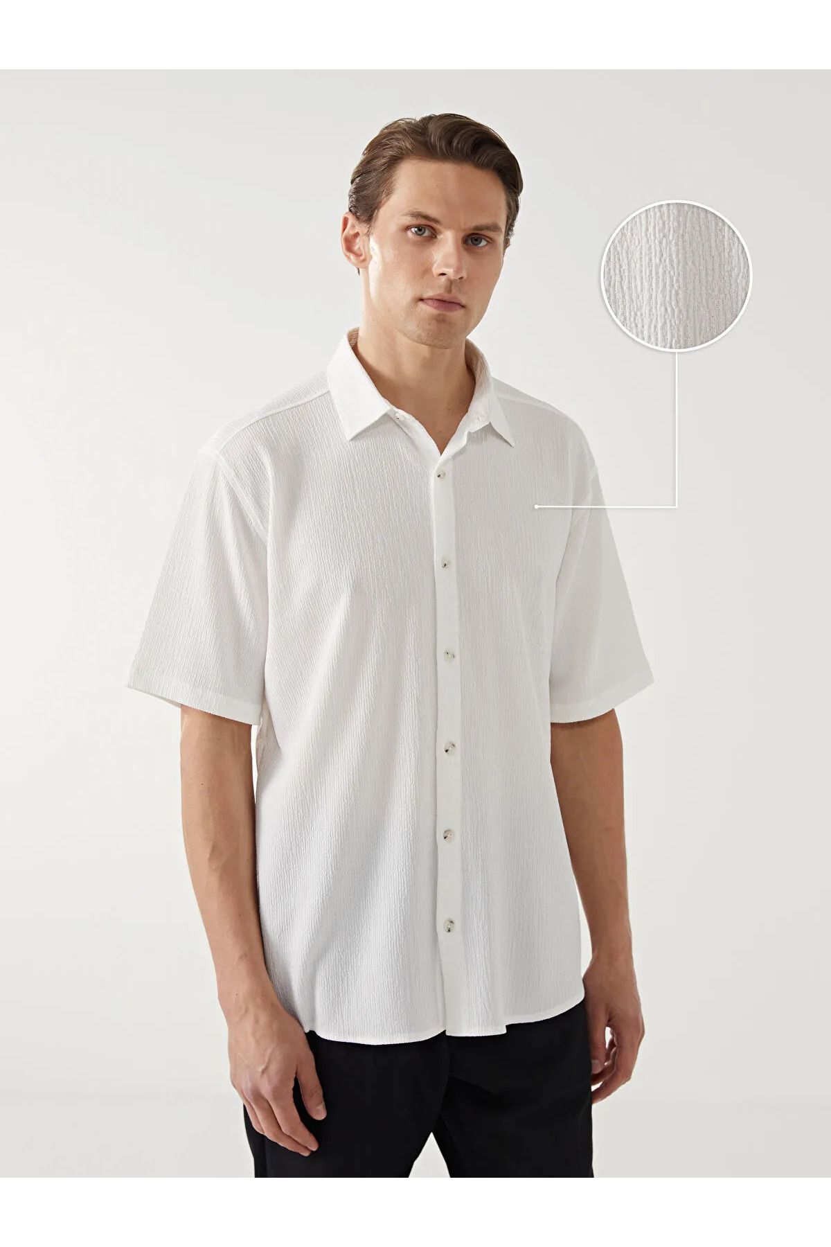 LC Waikiki Regular Fit Kısa Kollu Erkek Gömlek