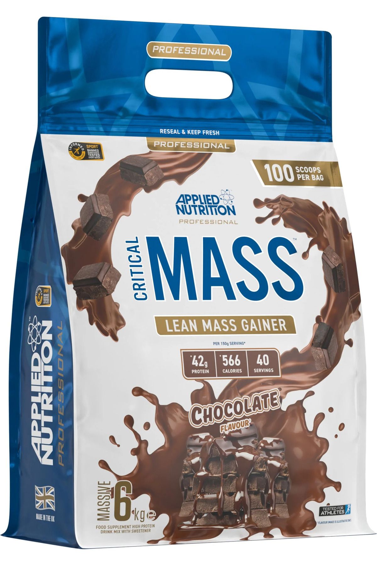 applied nutrition APPLİED NUTRİTİON Critical Mass Professional - Lean Mass Gainer 6 Kg (Karbonhidrat tozu) - 40 servis