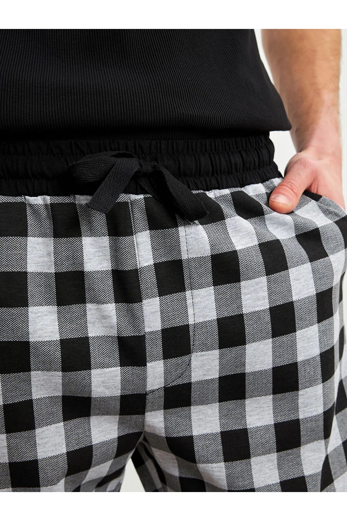 LC Waikiki Standart Kalıp Ekose Erkek Pijama Alt