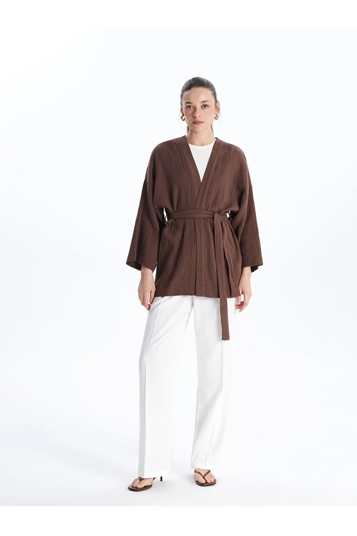 LC Waikiki Şal Yaka Kadın Kimono