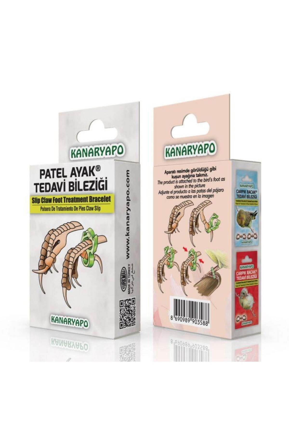 Kanaryapo Patel Ayak Tedavi Bileziği Seti 10 Adet