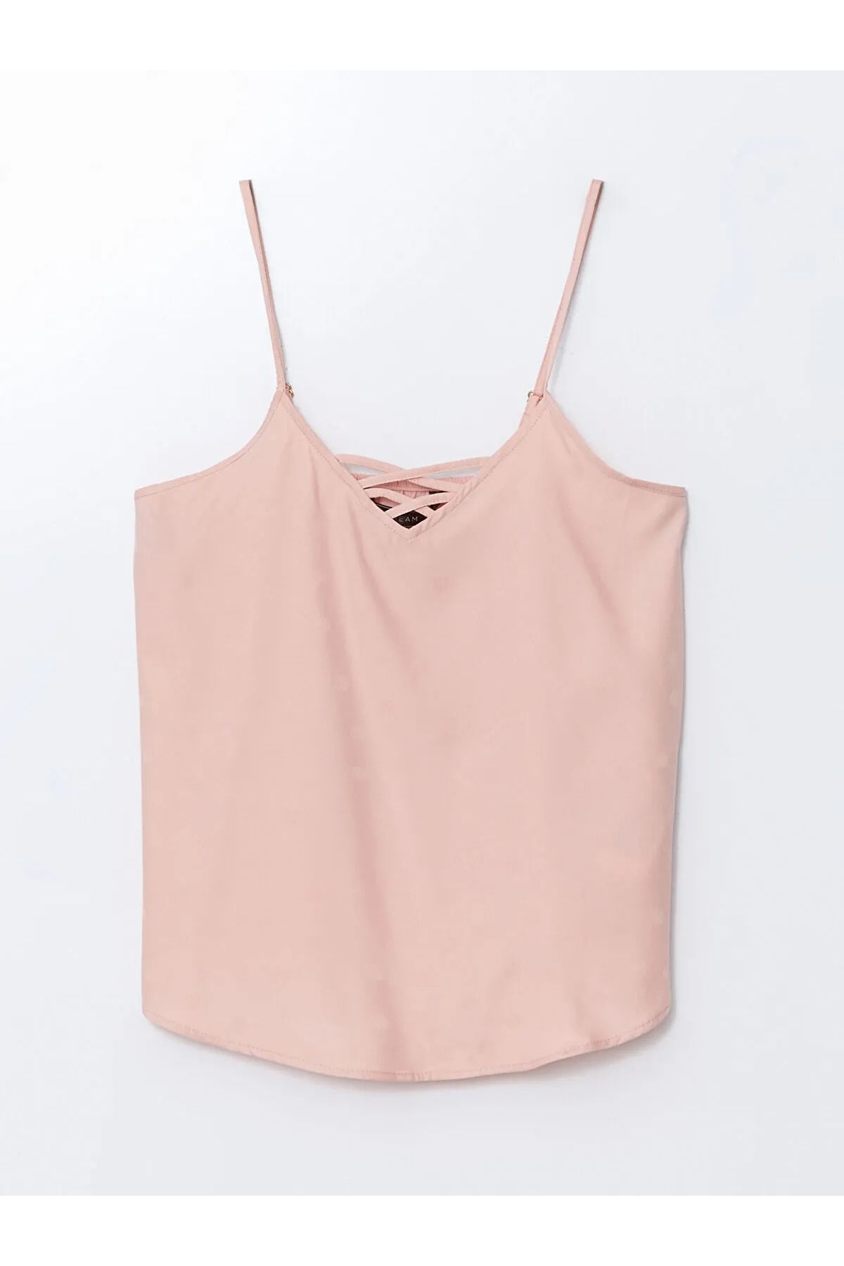 LC Waikiki V Yaka Puantiyeli Askılı Saten Kadın Pijama Takımı
