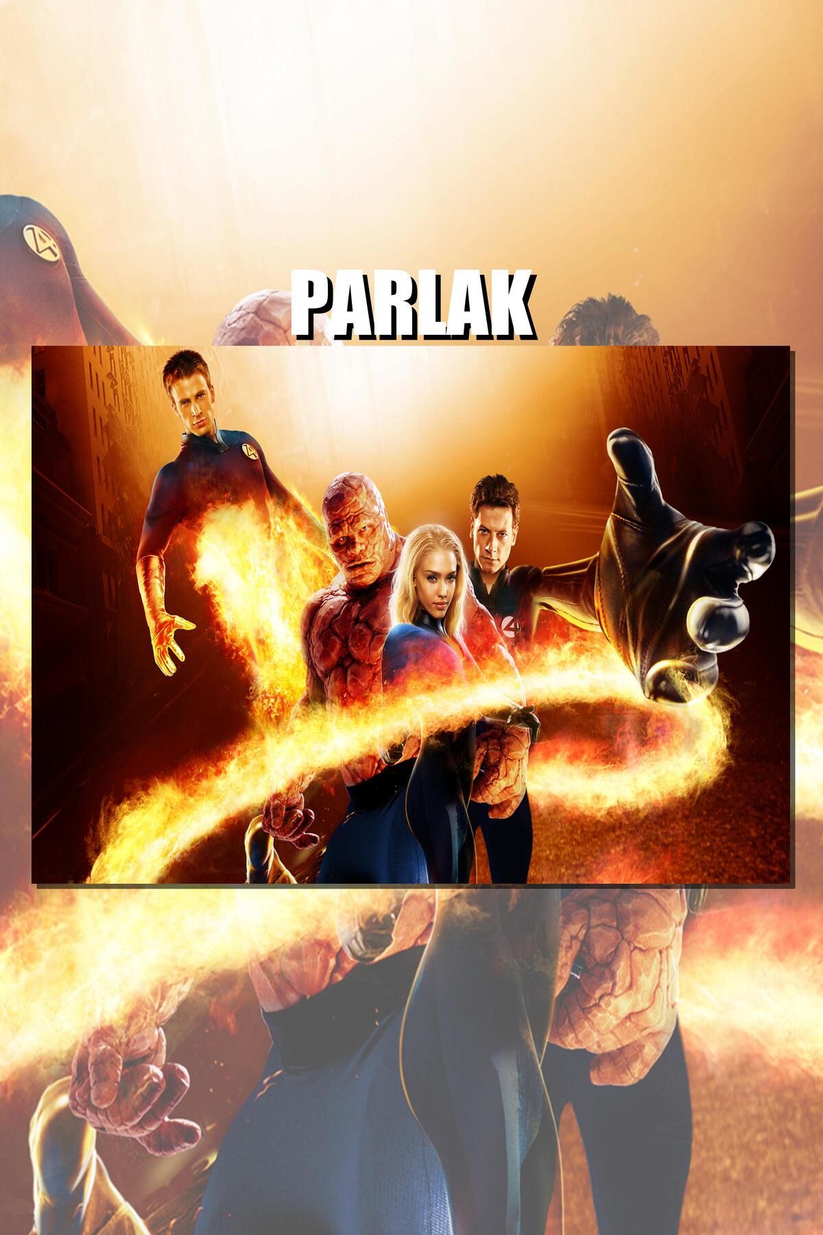 CALLWOOD Fantastik Dörtlü Çerçevesiz Film Poster - Duvar Kağıdı Yüksek Kaliteli Baskı