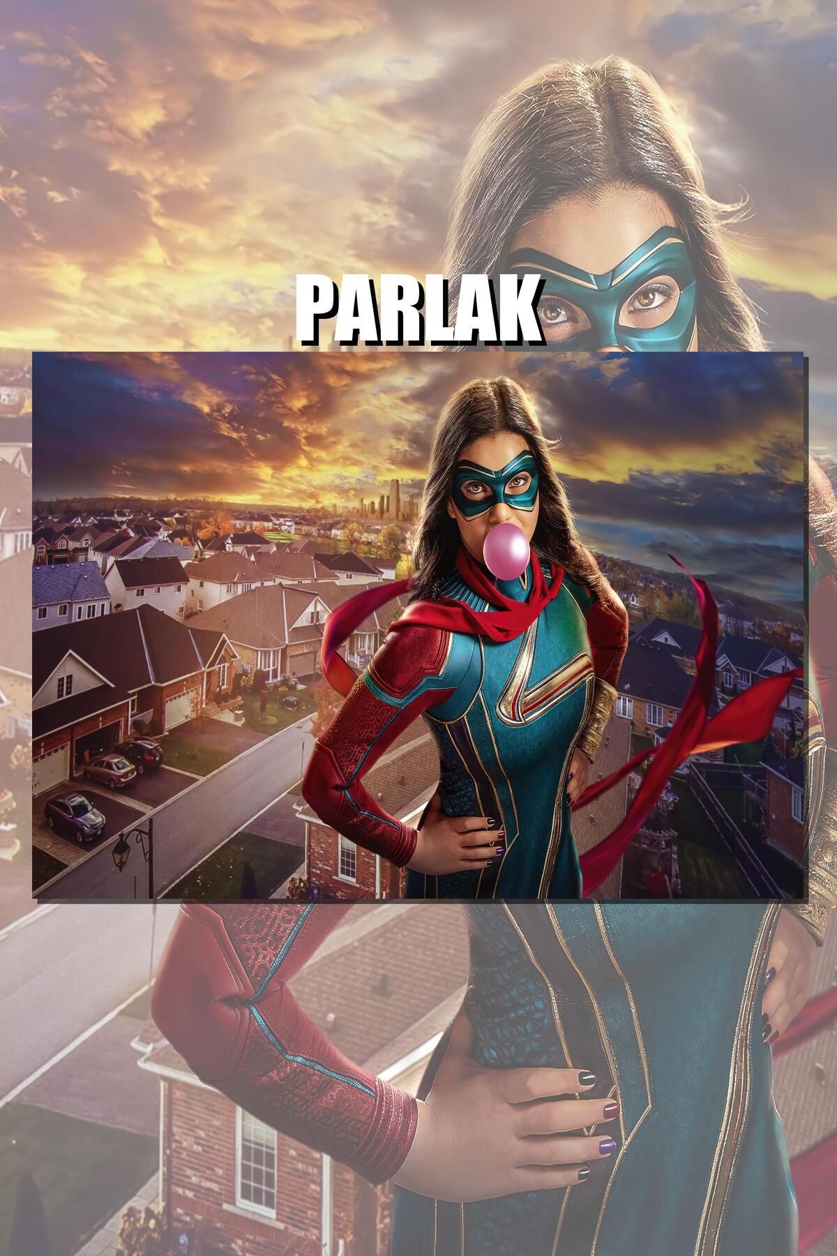 CALLWOOD MS. Marvel Çerçevesiz Dizi Poster - Duvar Kağıdı Yüksek Kaliteli Baskı