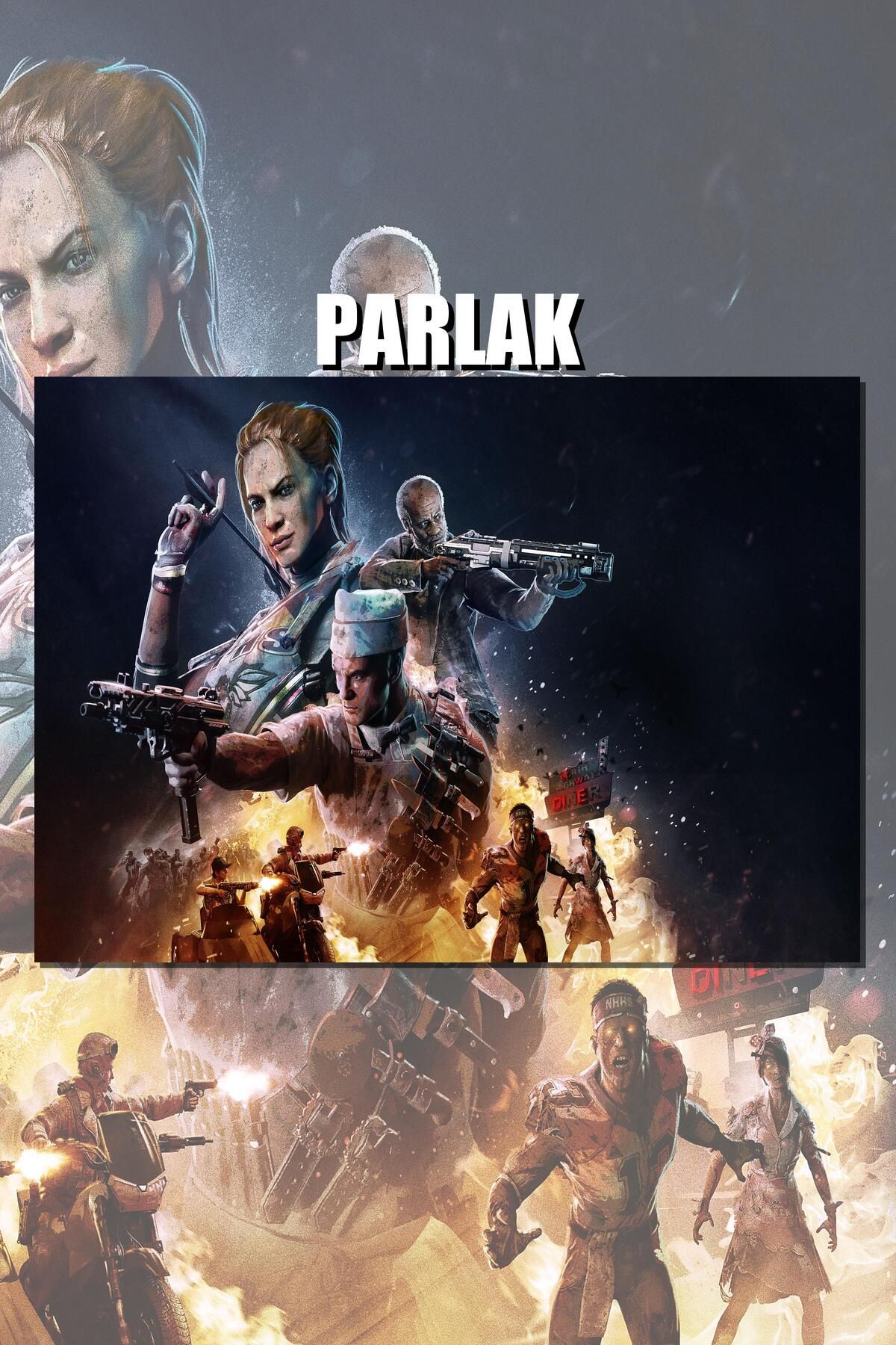 CALLWOOD Call Of Duty Çerçevesiz Oyun Posteri - Duvar Kağıdı Yüksek Kaliteli Baskı