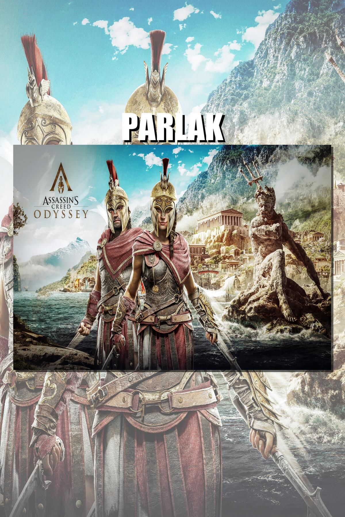 CALLWOOD Assasins Creed Çerçevesiz Oyun Posteri - Duvar Kağıdı Yüksek Kaliteli Baskı