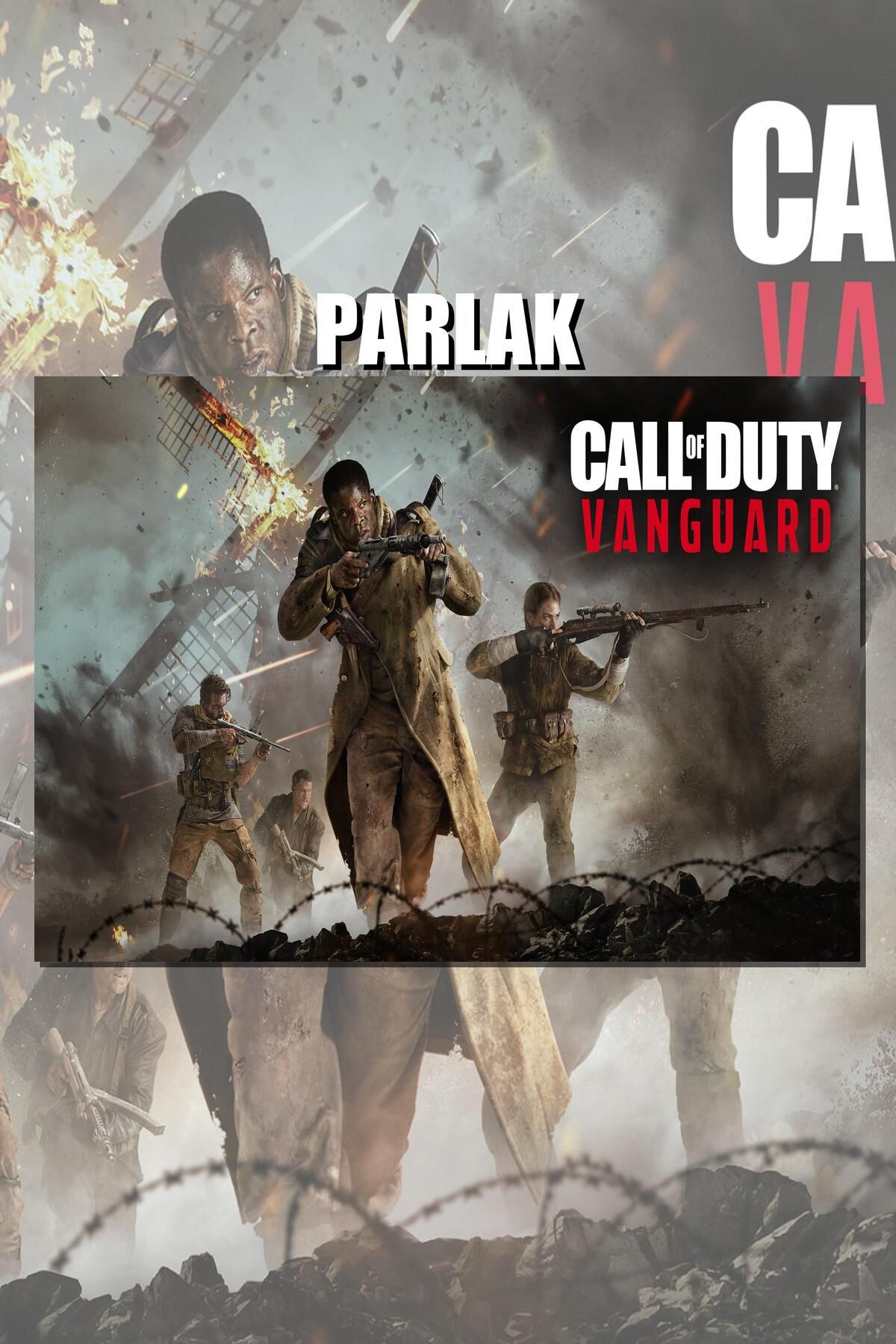 CALLWOOD Call Of Duty Çerçevesiz Oyun Posteri - Duvar Kağıdı Yüksek Kaliteli Baskı