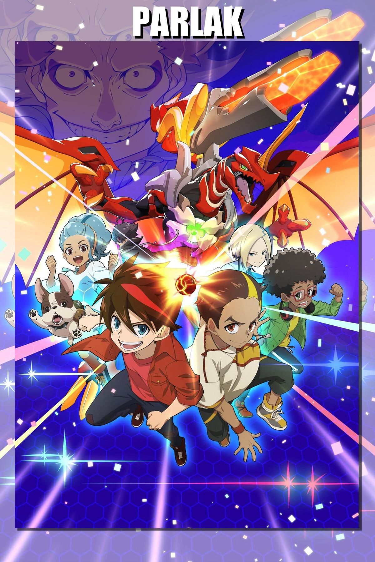 CALLWOOD Bakugan Çerçevesiz Anime Dizi Poster - Duvar Kağıdı Yüksek Kaliteli Baskı