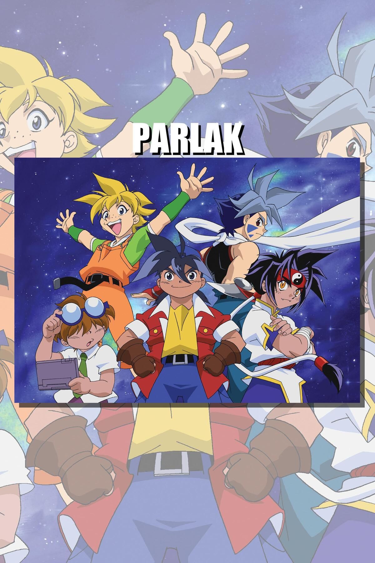 CALLWOOD Beyblade Çerçevesiz Anime Dizi Poster - Duvar Kağıdı Yüksek Kaliteli Baskı