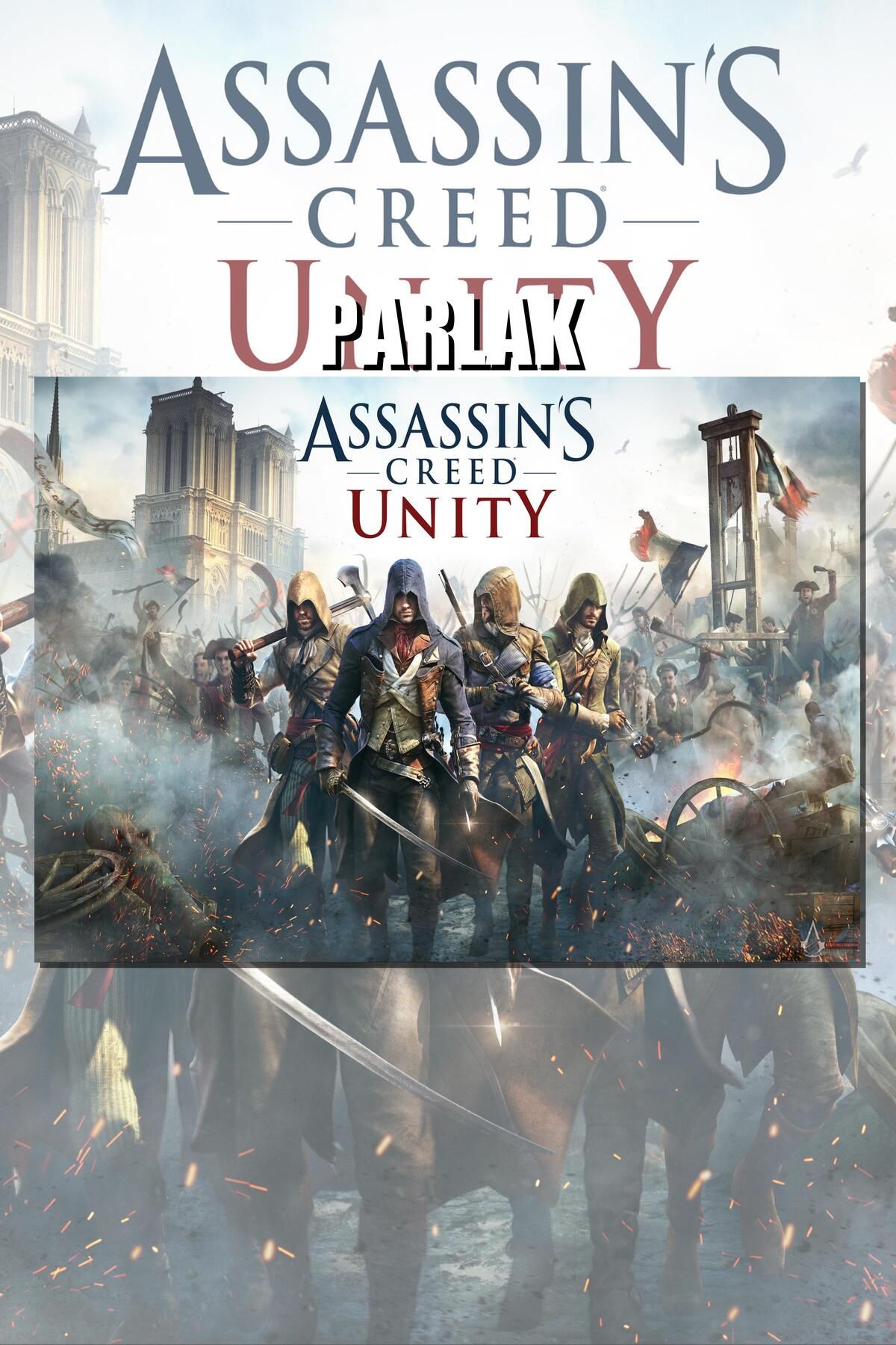 CALLWOOD Assasins Creed Çerçevesiz Oyun Posteri - Duvar Kağıdı Yüksek Kaliteli Baskı