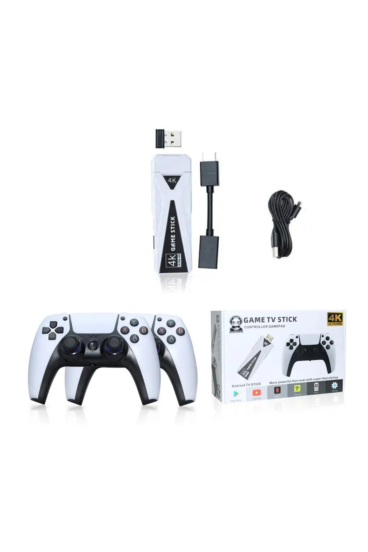 Genel Markalar Winex 4K Android TV Stick ve Retro Game Konsol