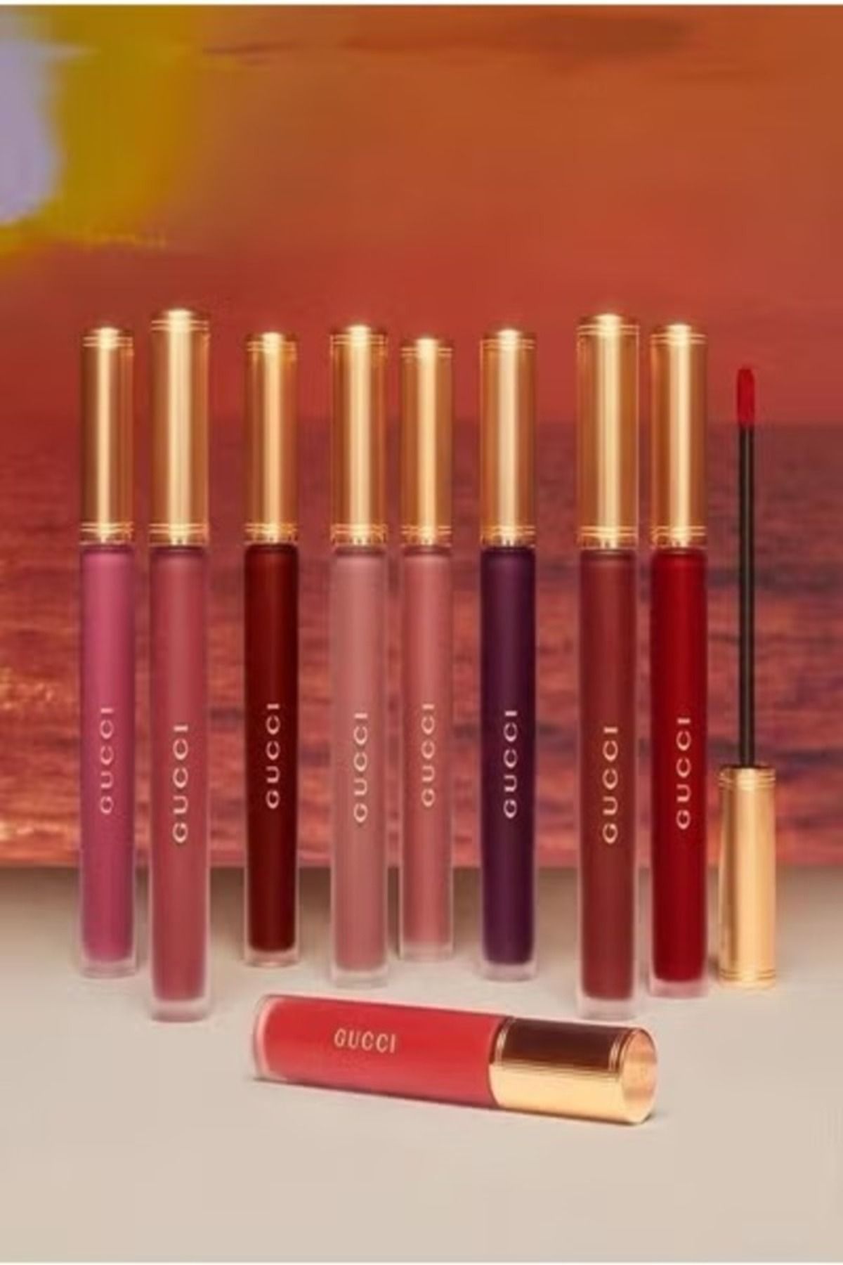Gucci-Liquid Soft Matte Lipstick 505 Janet Rust 0.12 oz /6.5ml 7