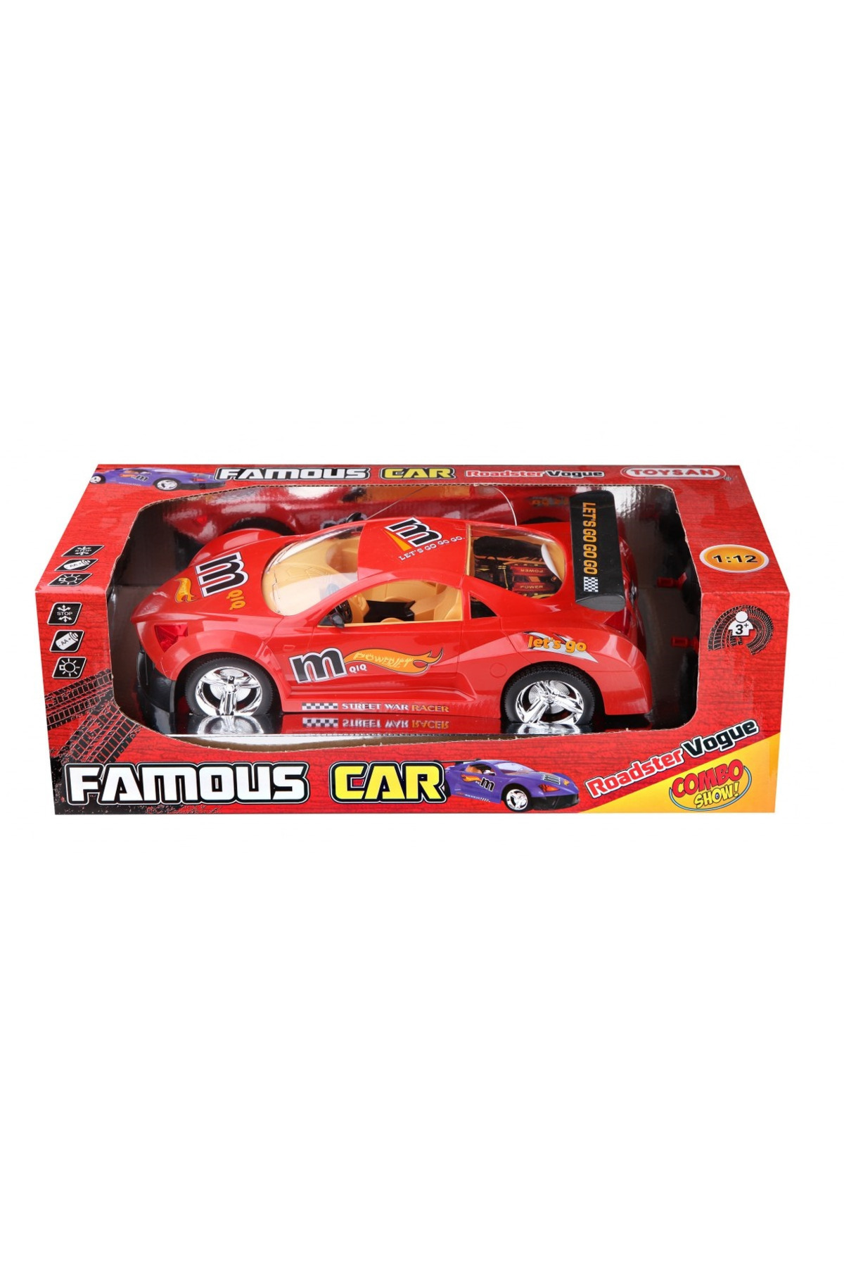 Universal Famous Car Uzaktan Kumandalı Şarjlı Araba Full Fonksiyon Kırmızı fotoğrafı 2 (önizleme)