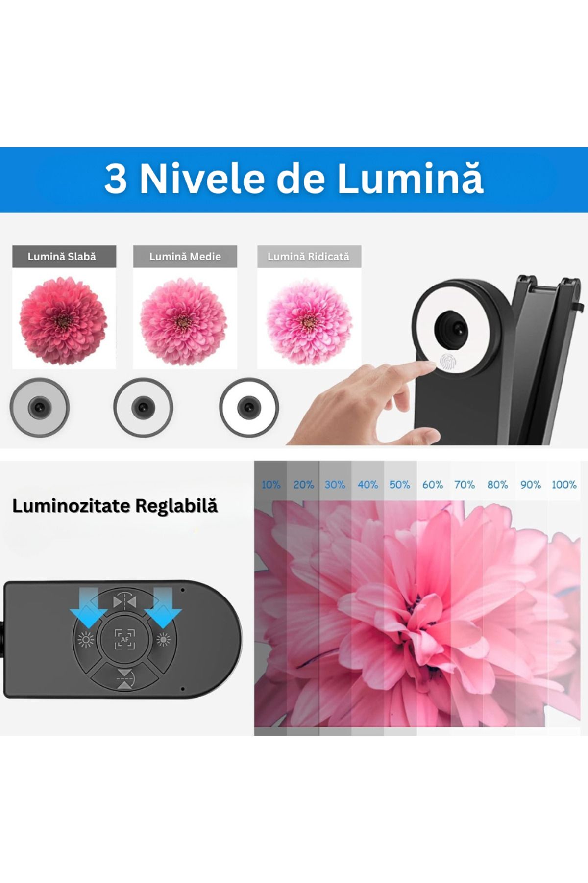 Velixo-Scaner de documente cu cameră A4/A3, 4K 30FPS, 8MP, focalizare automată, microfon dual, LED, pliabil, USB 2.0, tip C 3
