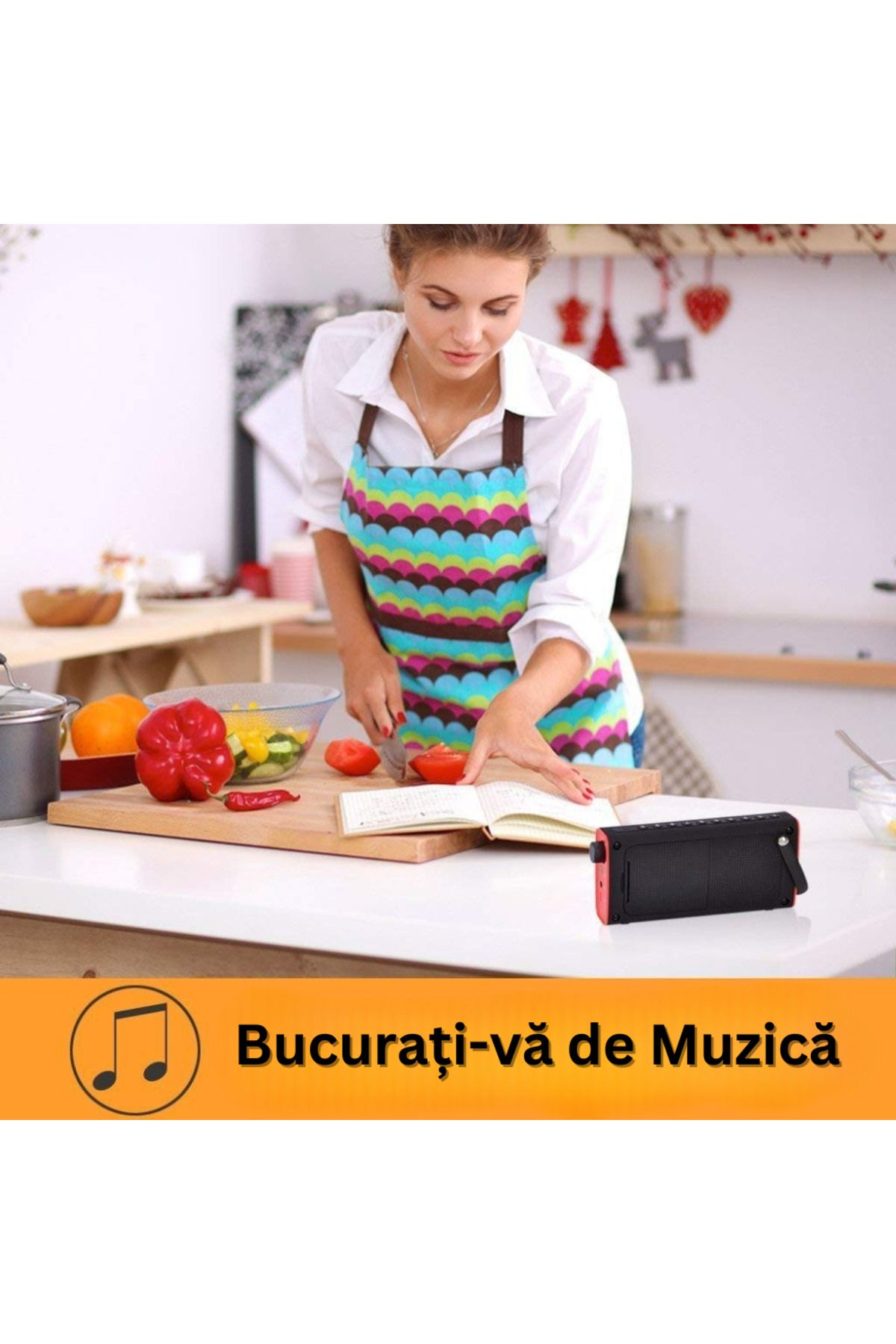 Velixo-Portable Fm Radio, Bluetooth Speaker, Lcd, Micro Sd Card, Aux, Eq 6 Modes, Carrying Handle, Usb 6