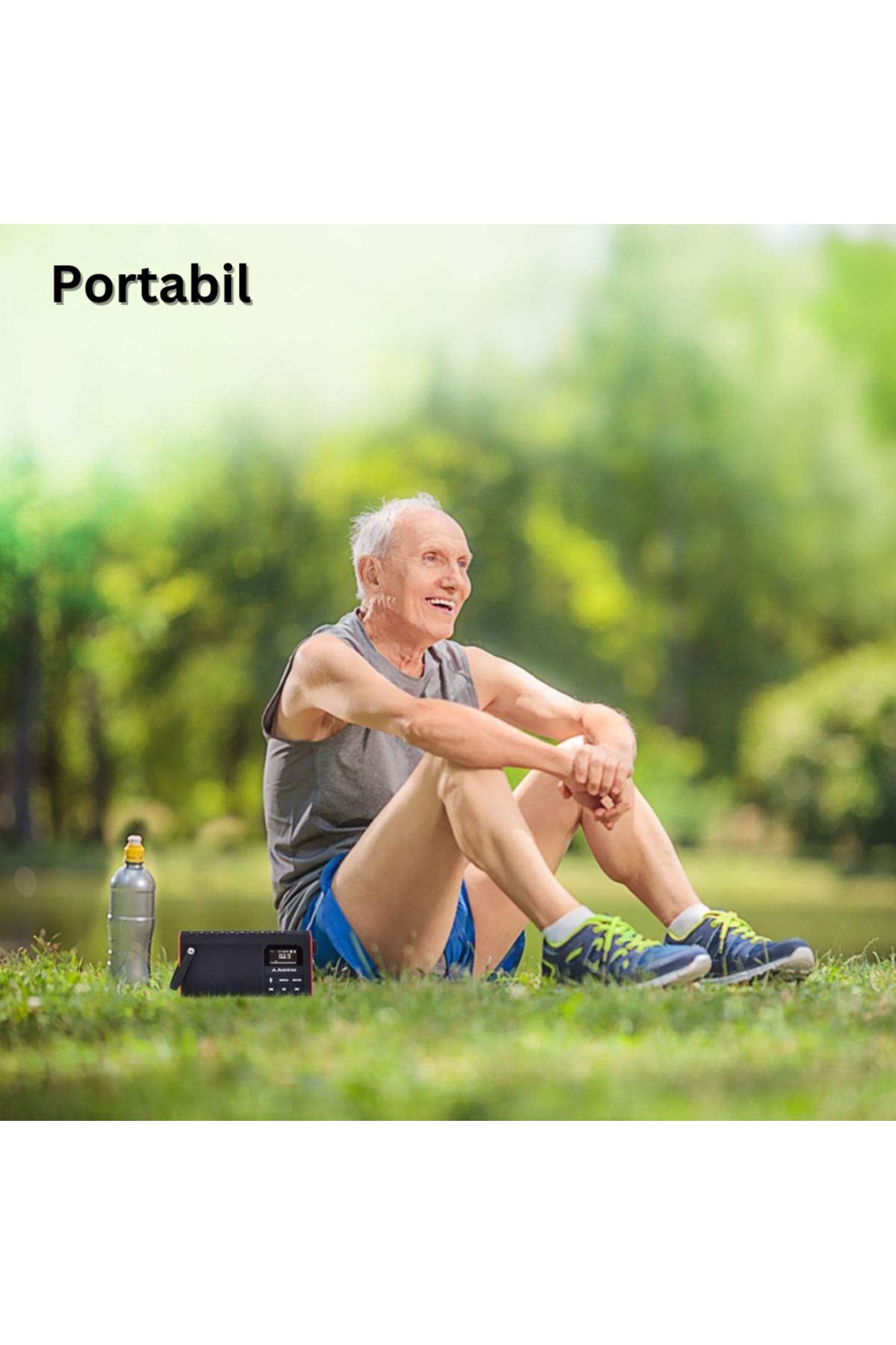 Velixo-Portable Fm Radio, Bluetooth Speaker, Lcd, Micro Sd Card, Aux, Eq 6 Modes, Carrying Handle, Usb 7