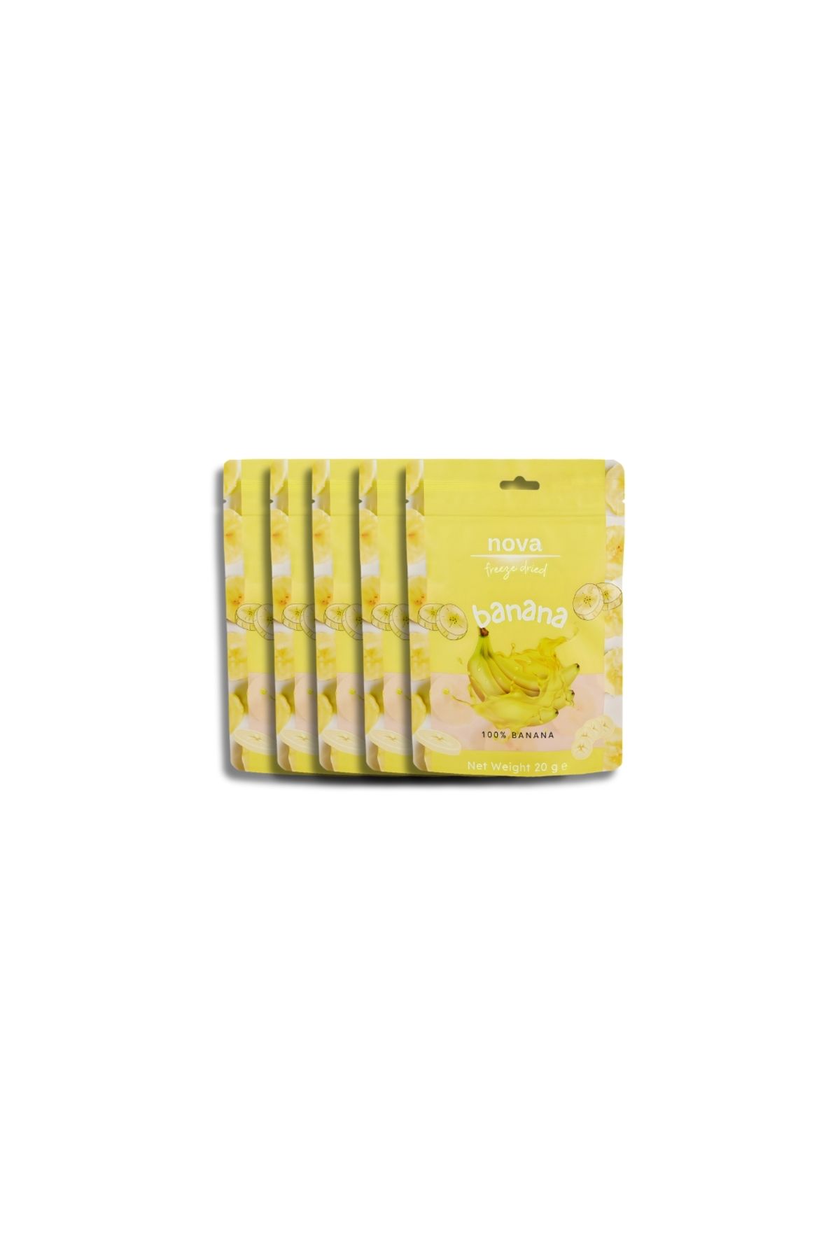 novafreezedried Dondurularak Kurutulmuş 5'li paket Muz