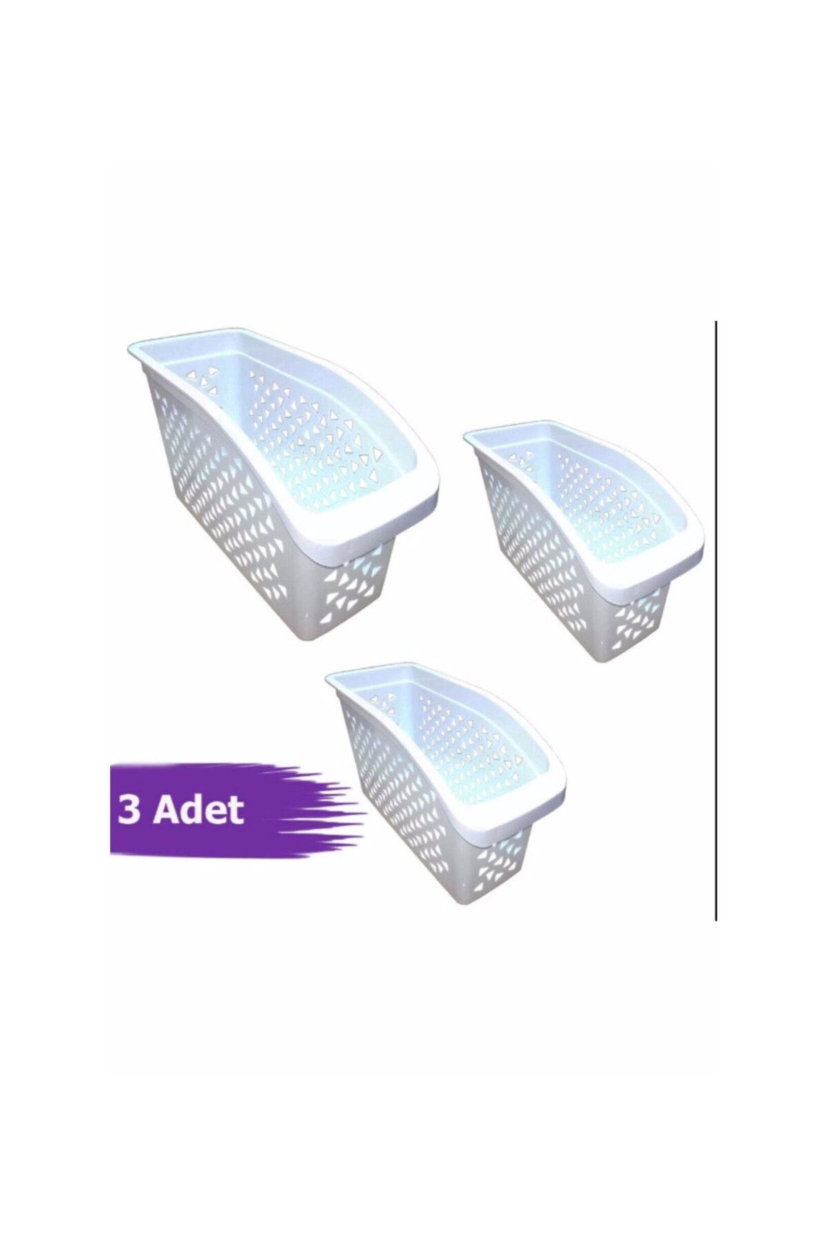 devigo MCBLUE 3 Adet Buzdolabı Düzenleme Sepeti
