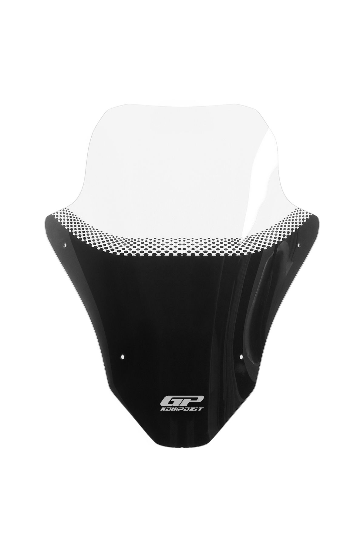 GP KOMPOZİT GP Kompozit Honda PCX 125 / 150 2025 Uyumlu Baskılı Ön Cam Şeffaf 55 cm