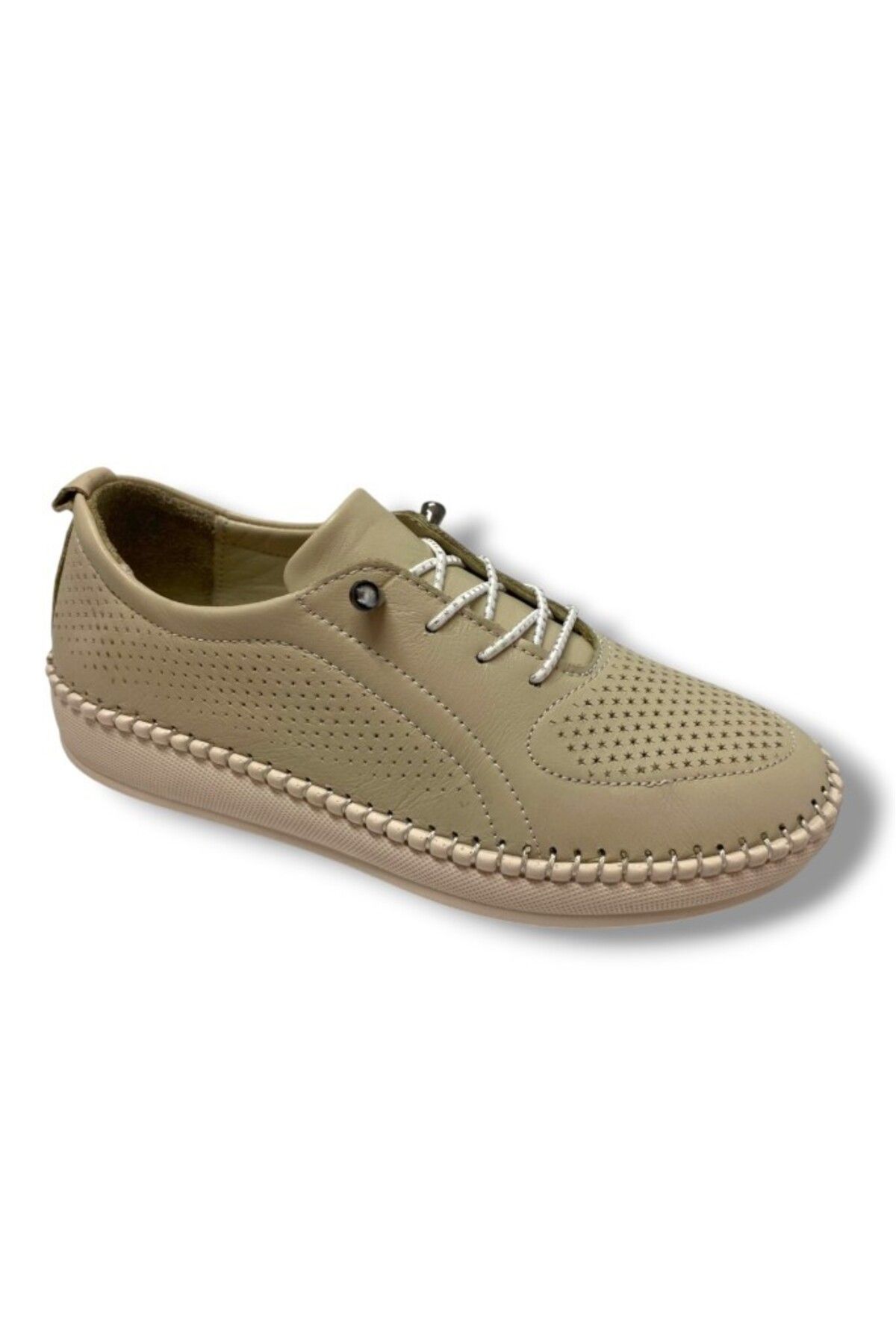 Cakgo DM 212-25 Hakiki Deri Anatomik Slip On Kadın Ayakkabı