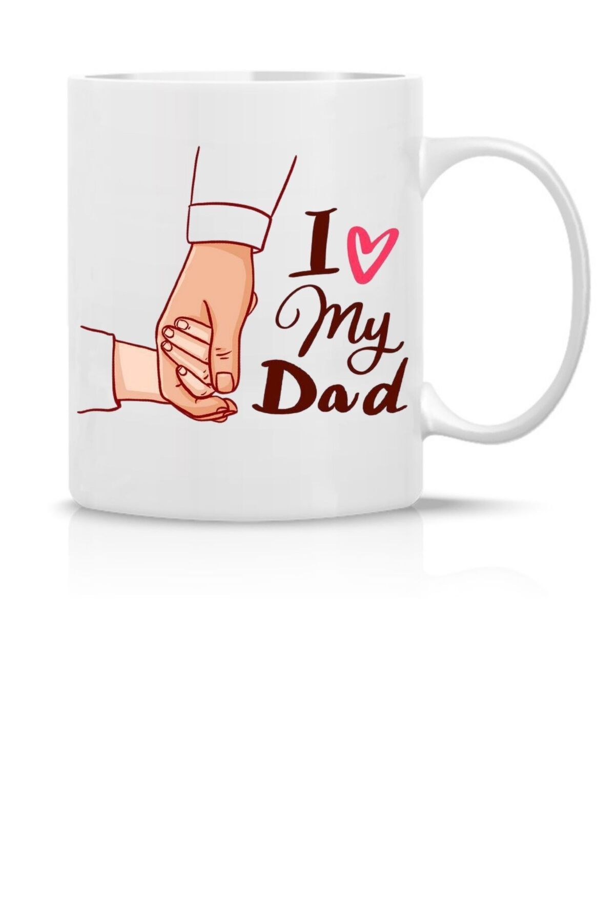 VANİLLA HANDESEVİM I MY DAD YAZILI BABALAR GÜNÜNE ÖZEL BASKILI KUPA BARDAK
